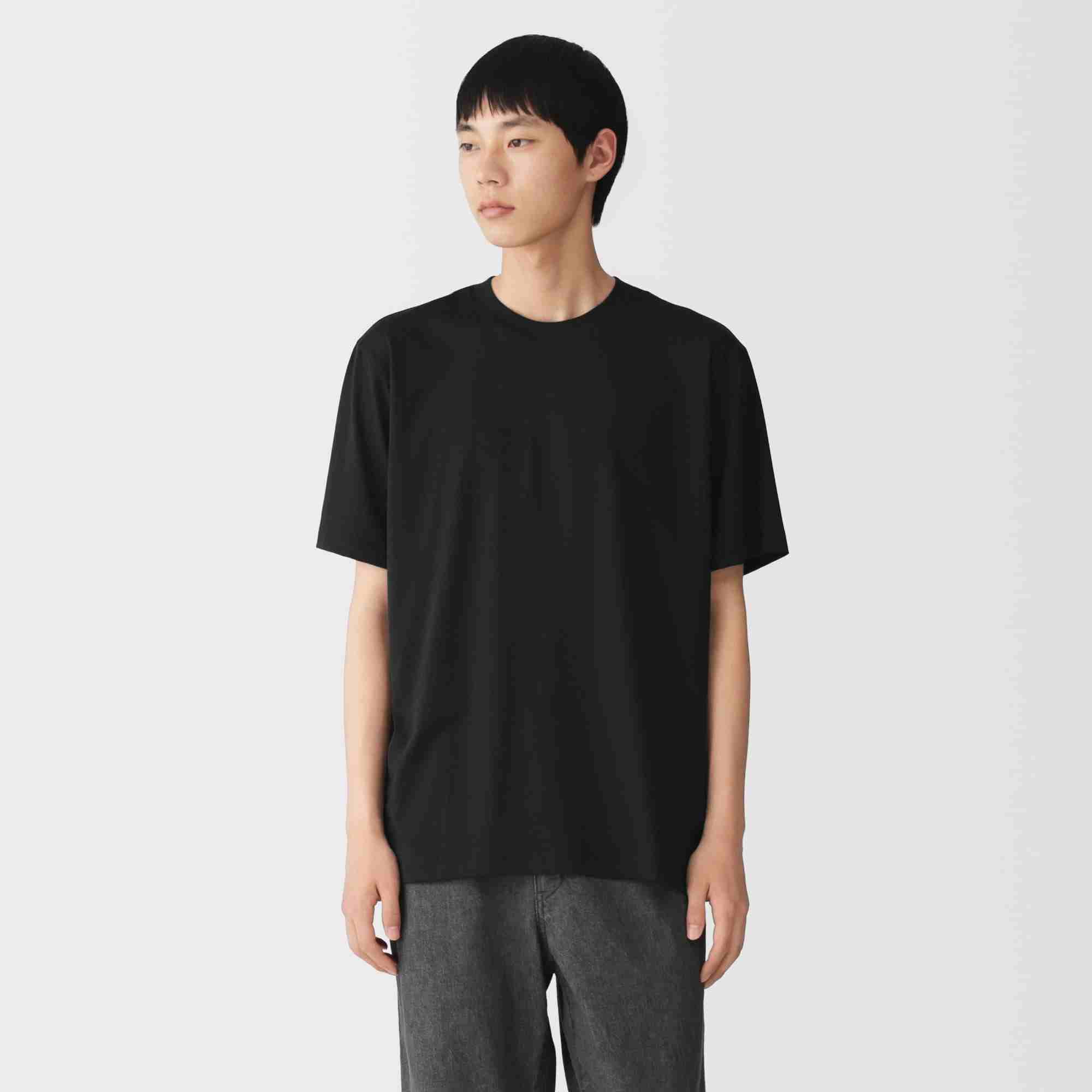 M's Jersey crew neck S/Slv T-shirt (OS)