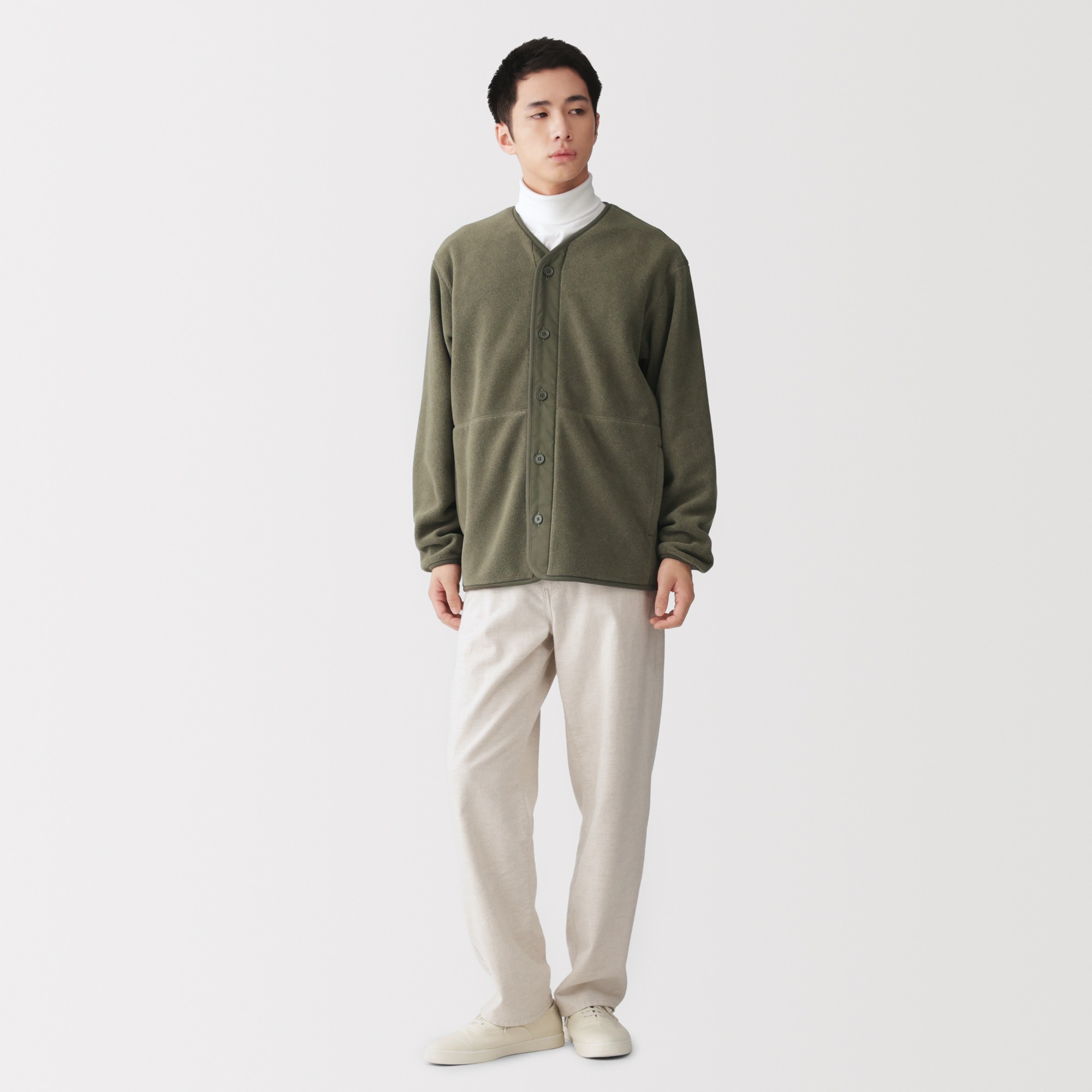M's CIR fleece cardigan