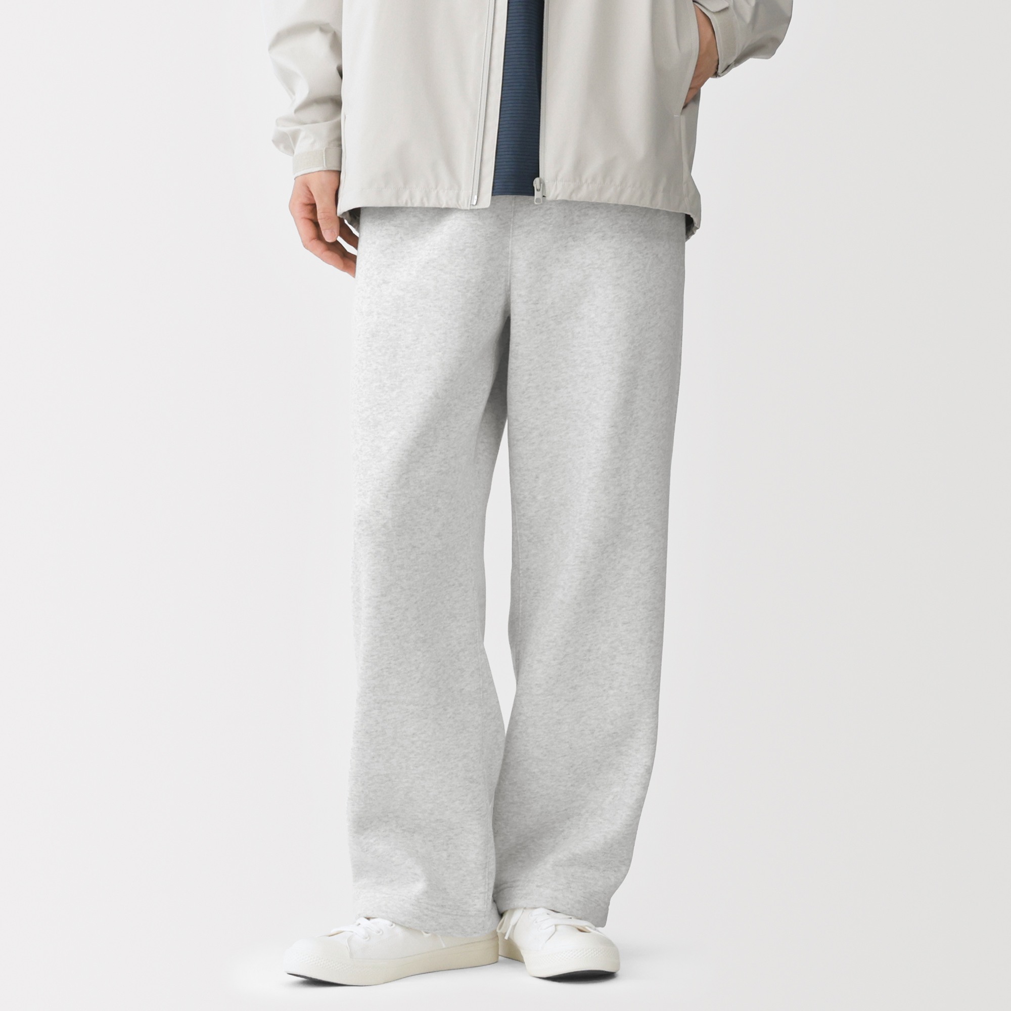 M's Fleece sweatshirt wide-fit pants