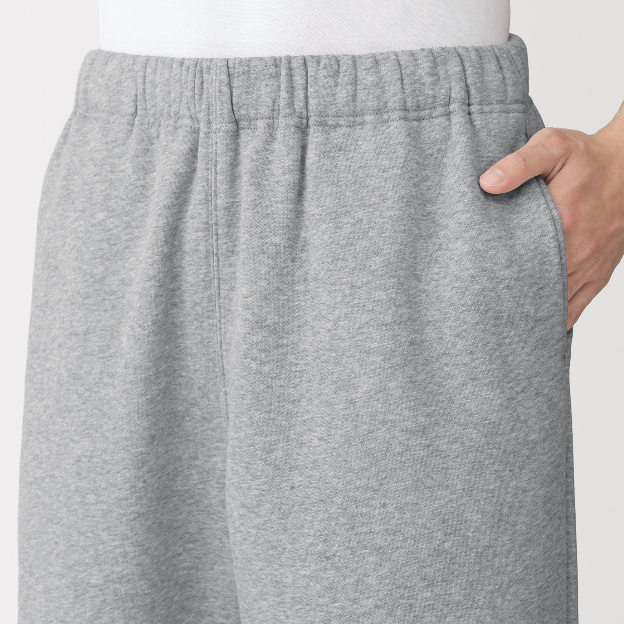 M's Fleece sweatshirt wide-fit pants