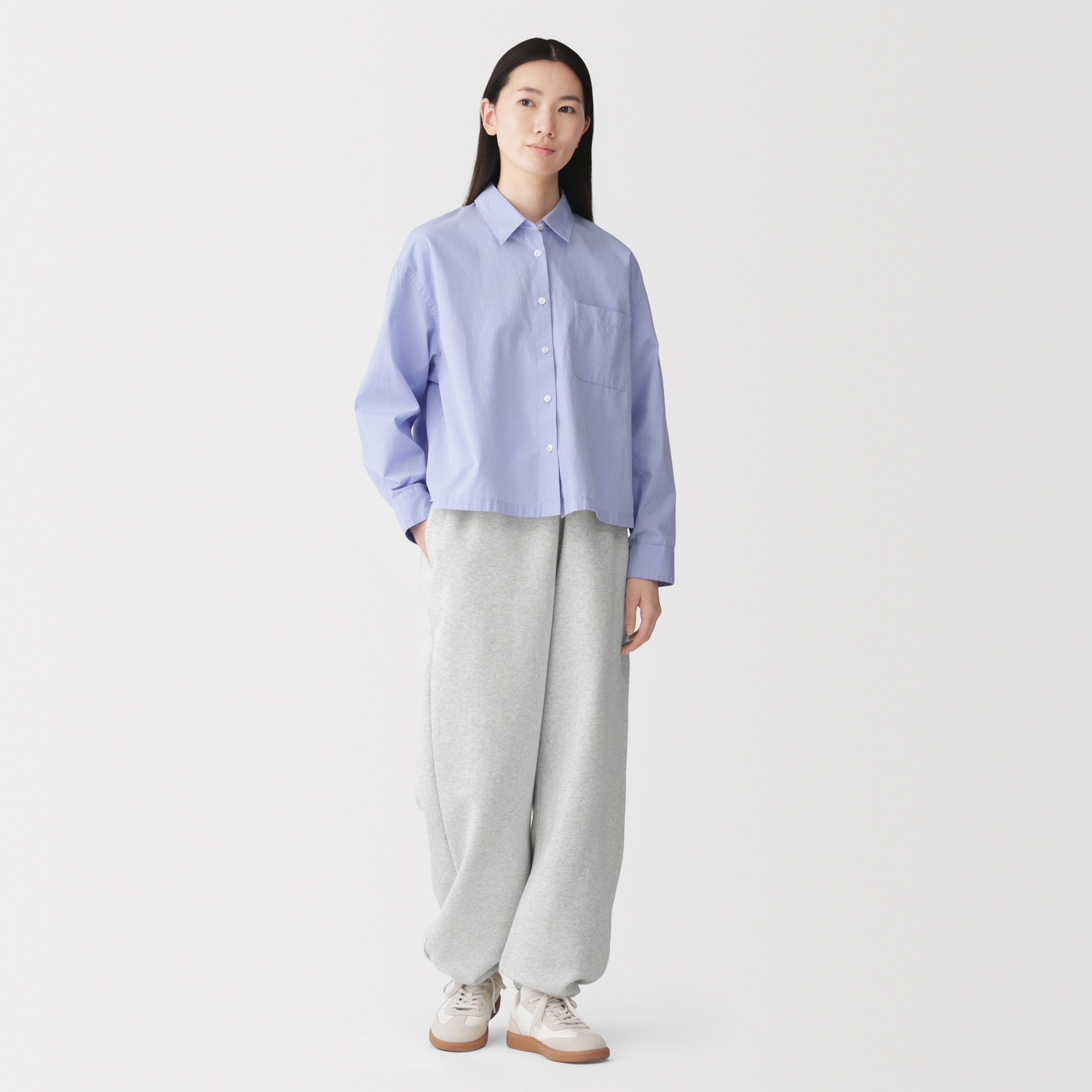 M's Fleece sweatshirt wide-fit pants