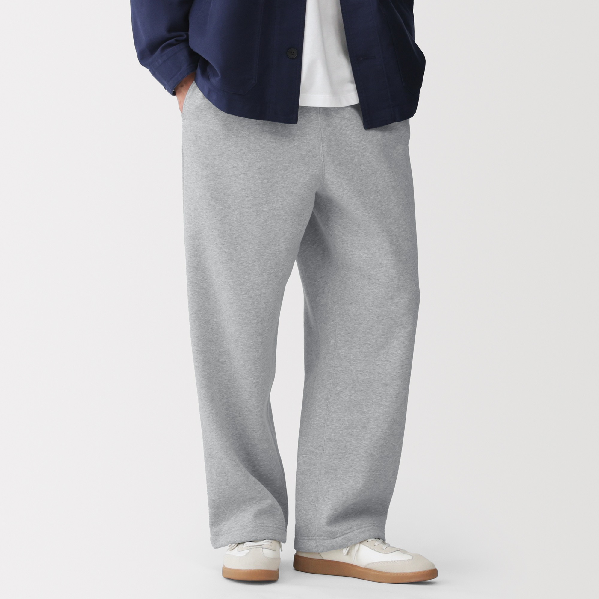 M's Fleece sweatshirt wide-fit pants