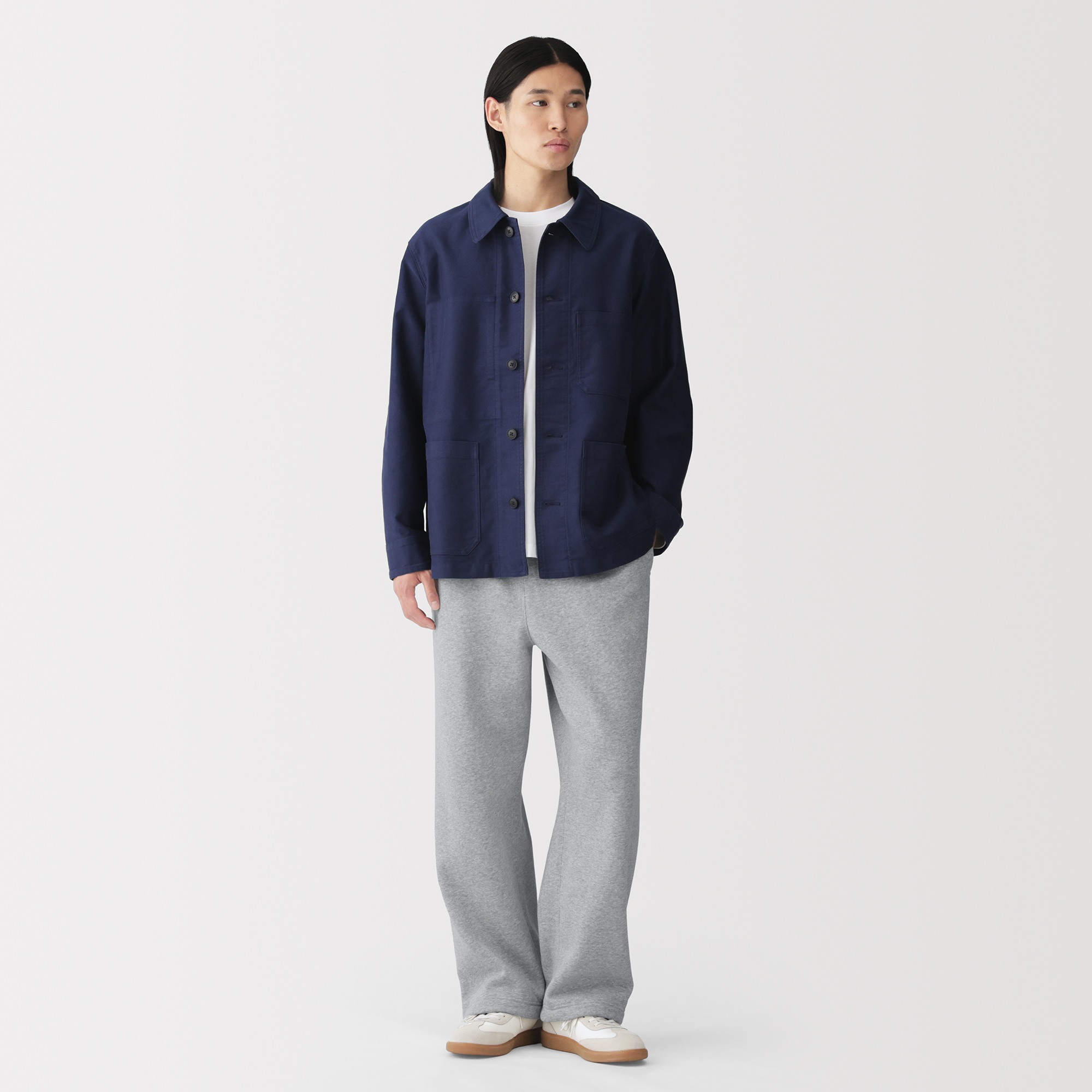 M's Fleece sweatshirt wide-fit pants