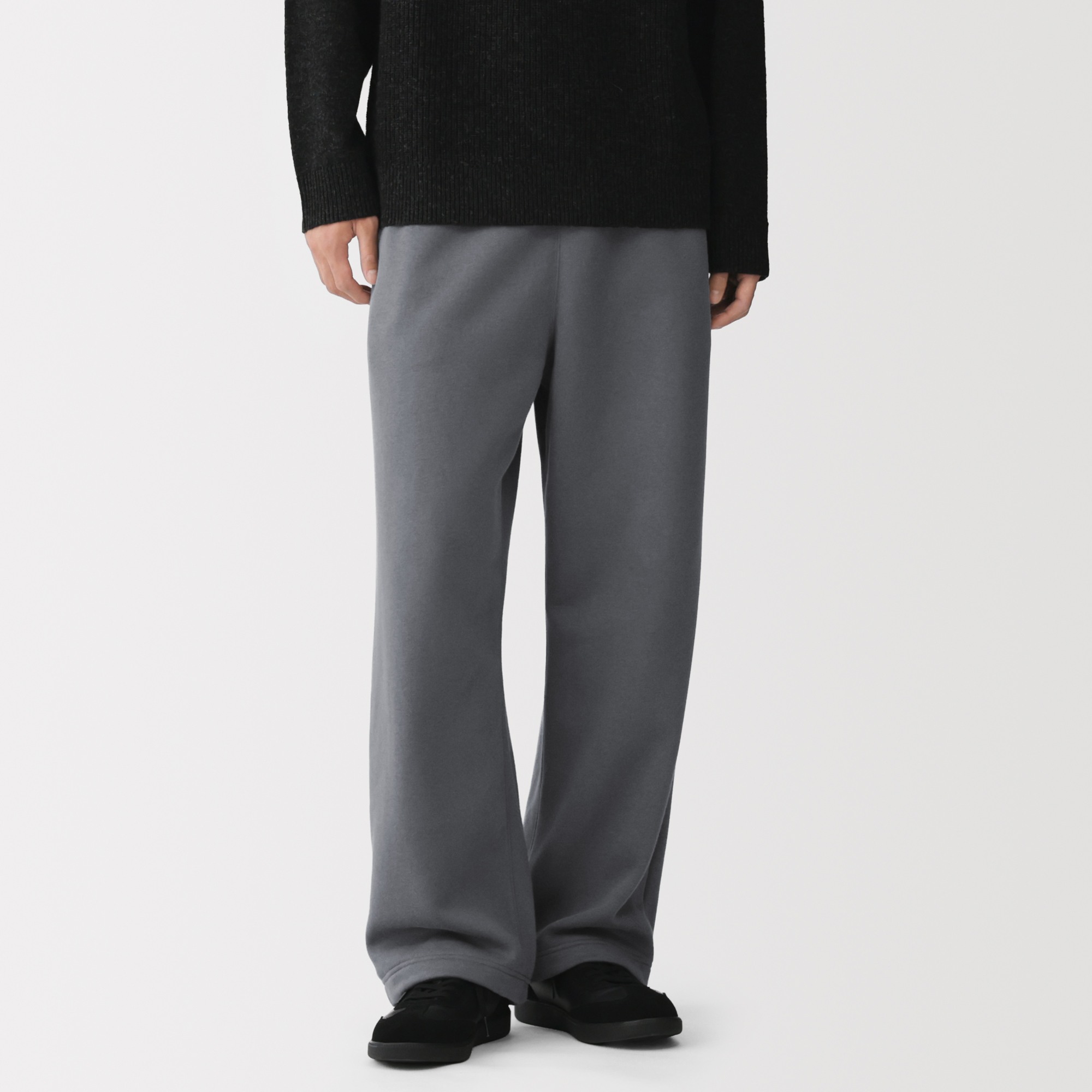 M's Fleece sweatshirt wide-fit pants