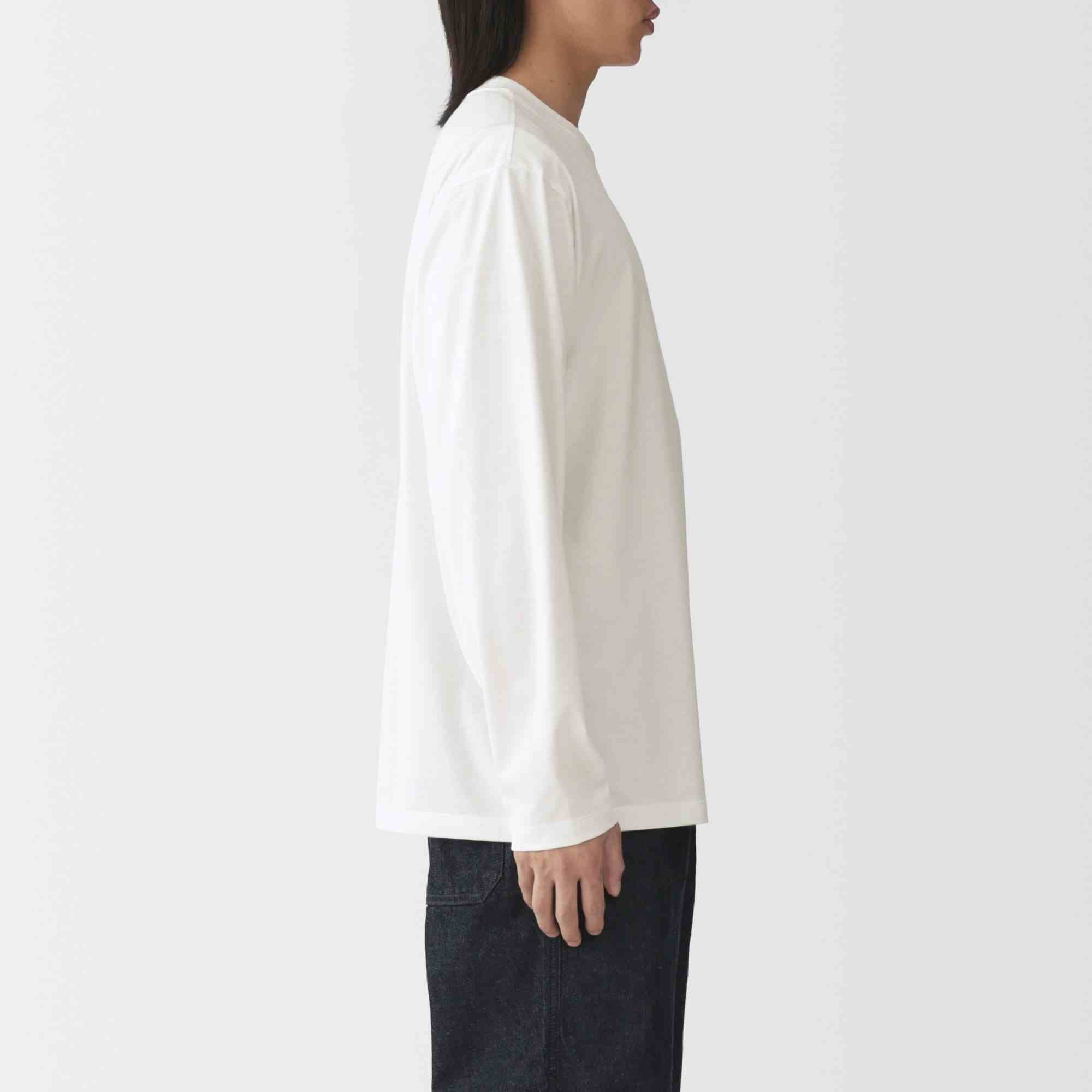 M's Jersey crew neck L/Slv T-shirt (OS)