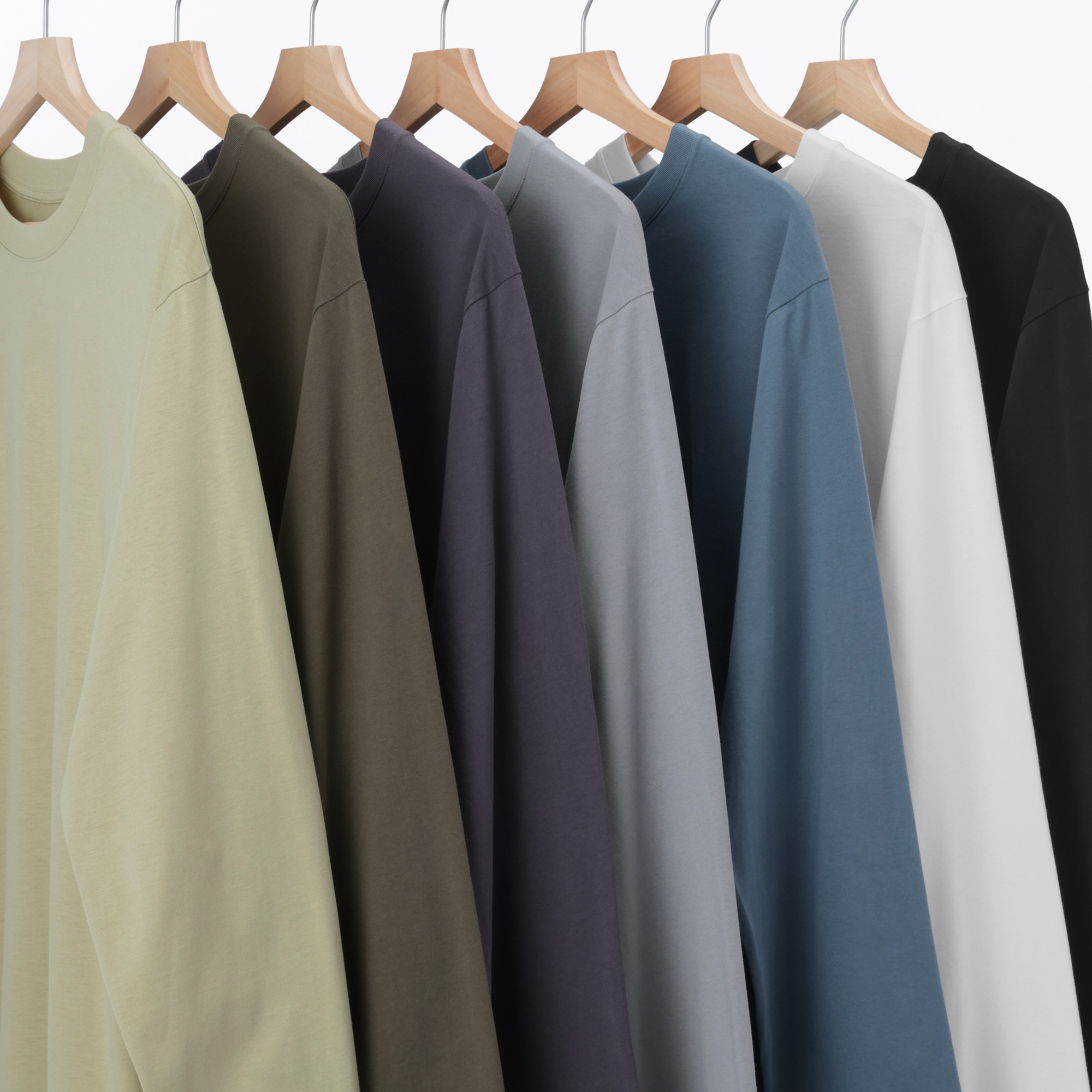 M's Jersey crew neck L/Slv T-shirt (OS)