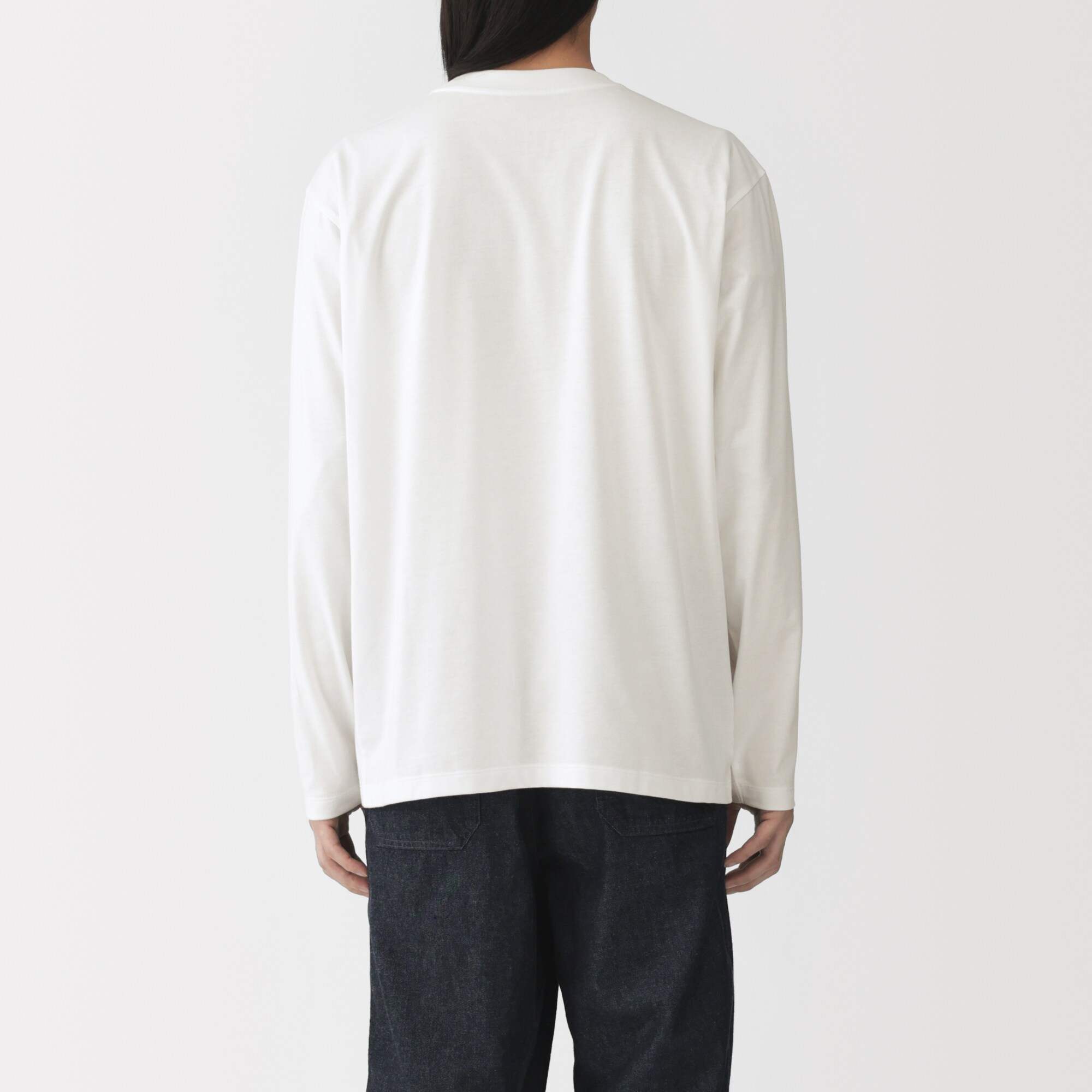 M's Jersey crew neck L/Slv T-shirt (OS)