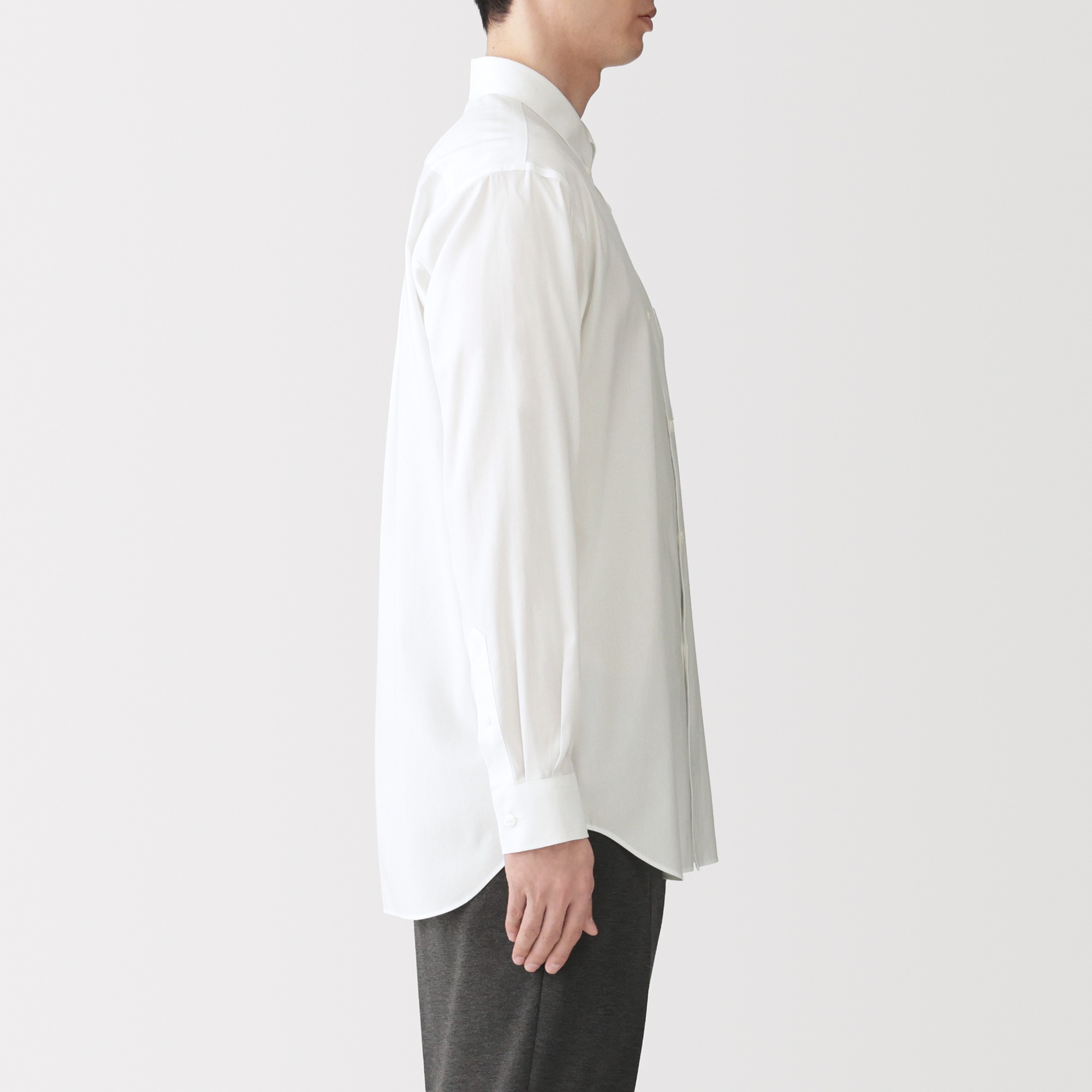 M's Non-Iron button down collar L/Slv shirt