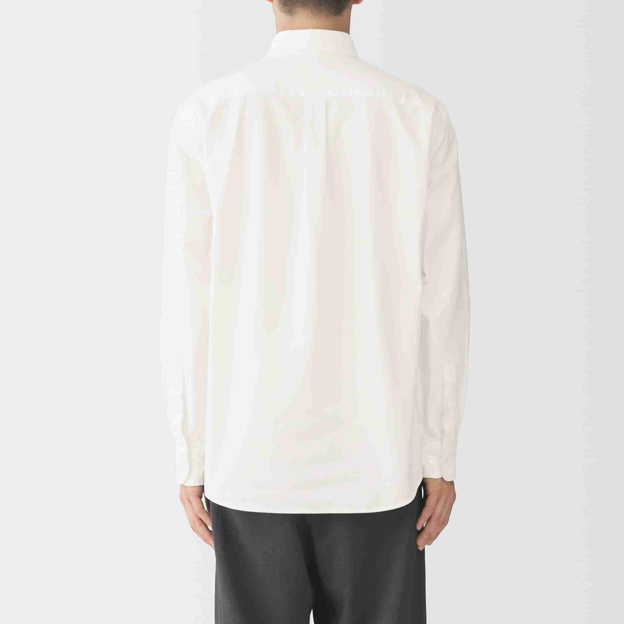 M's Washed oxford button down L/Slv shirt (OS)