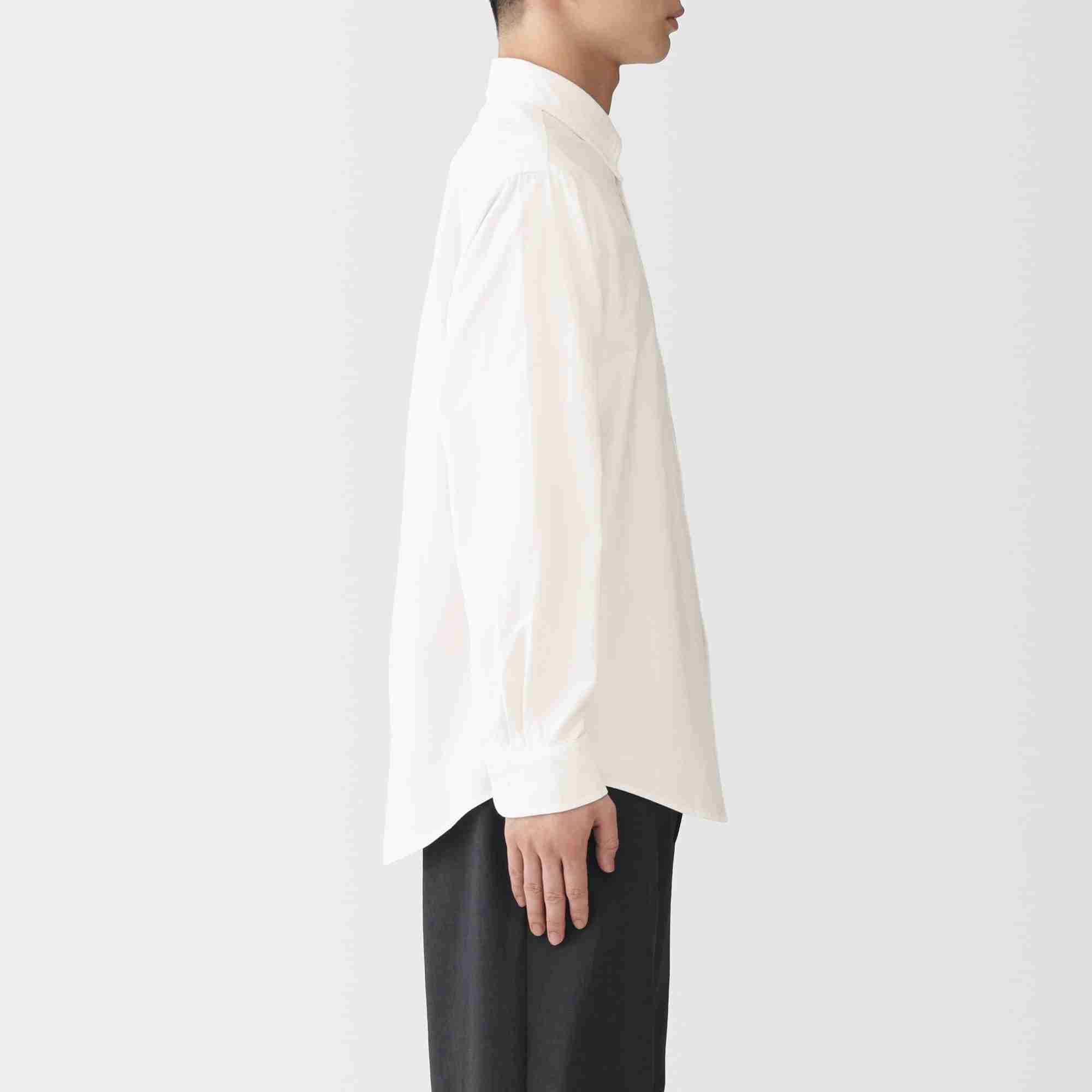 M's Washed oxford button down L/Slv shirt (OS)
