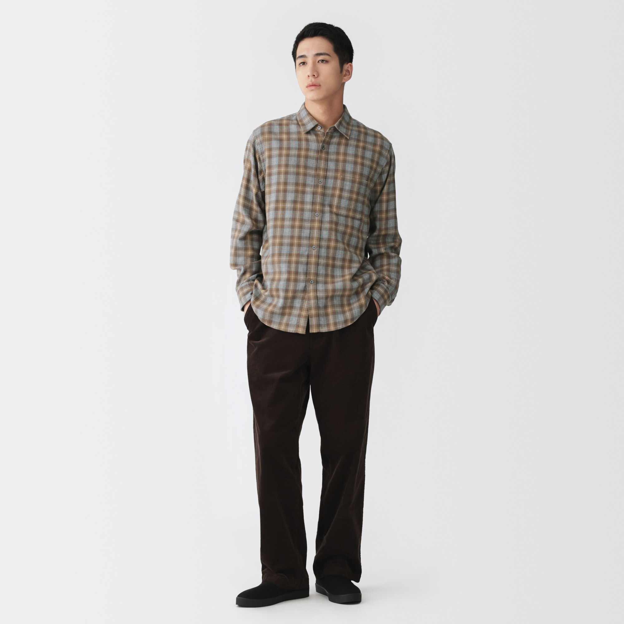M's flannel L/Slv shirt (OS)