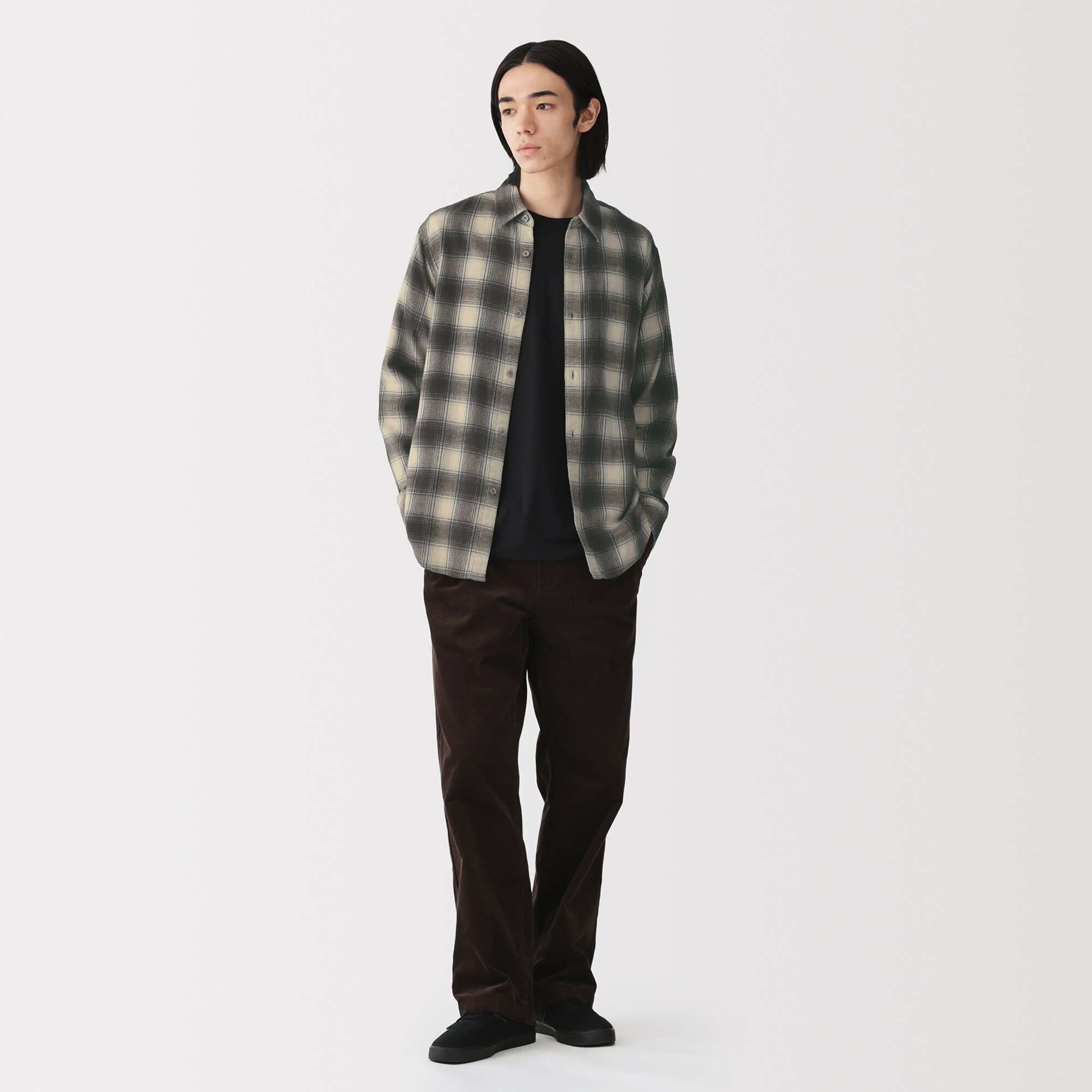 M's flannel L/Slv shirt (OS)