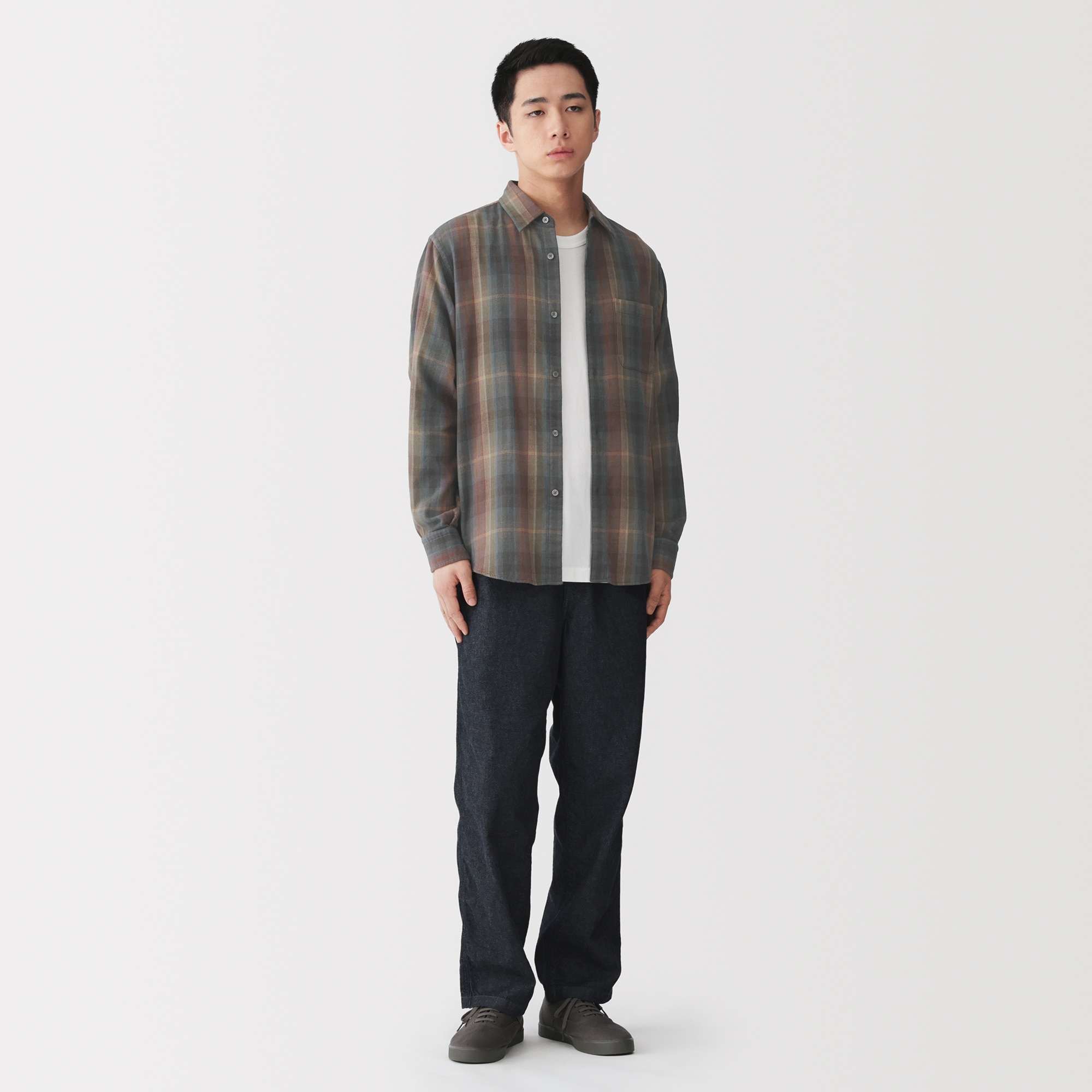 M's flannel L/Slv shirt (OS)