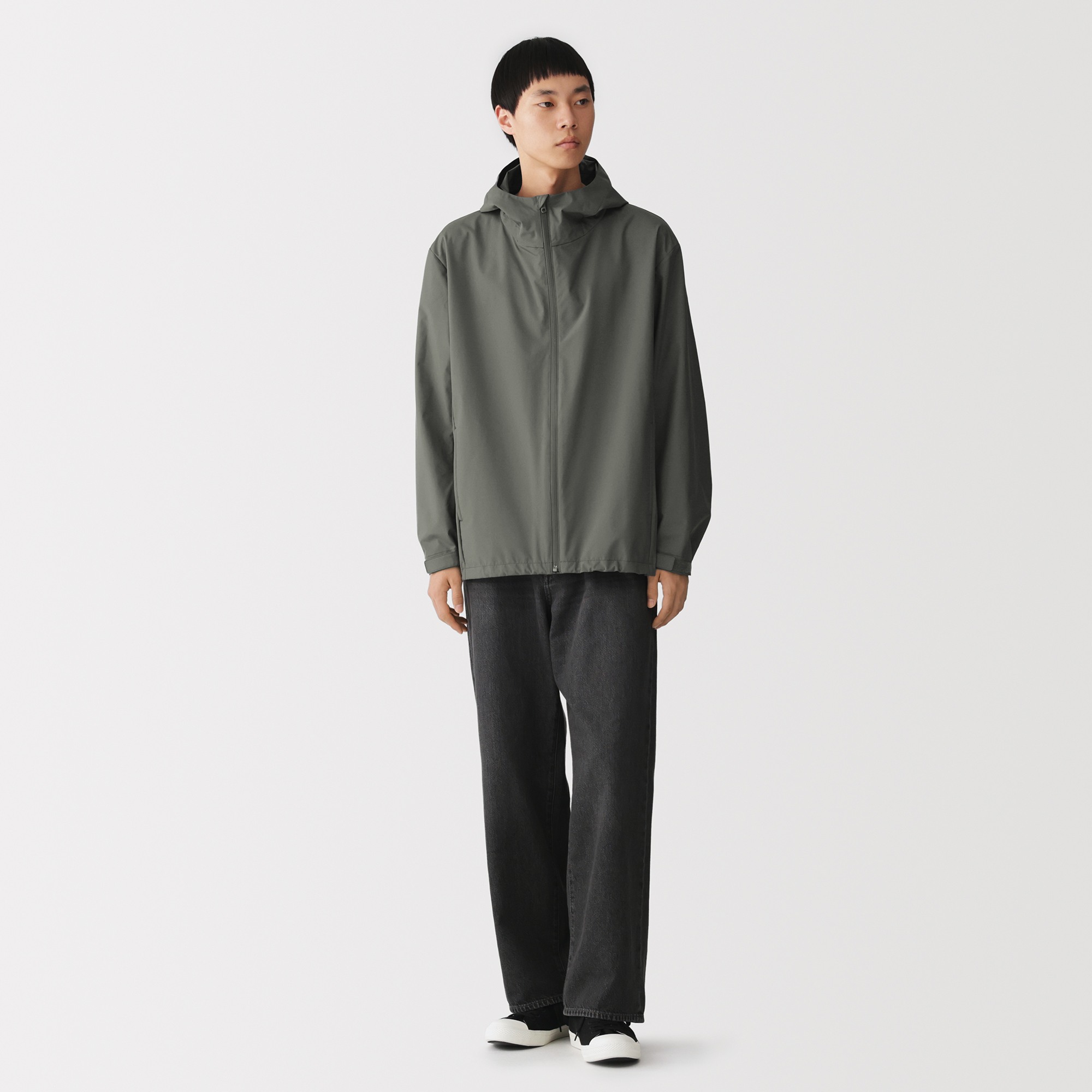 M's Water repellent hooded jacket