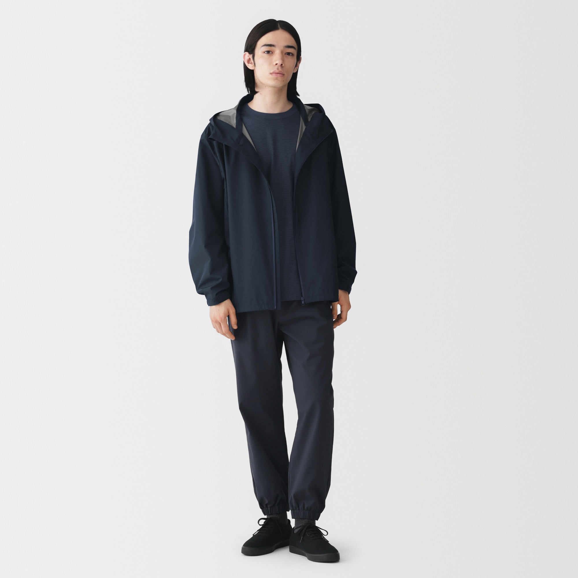 M's Water repellent hooded jacket