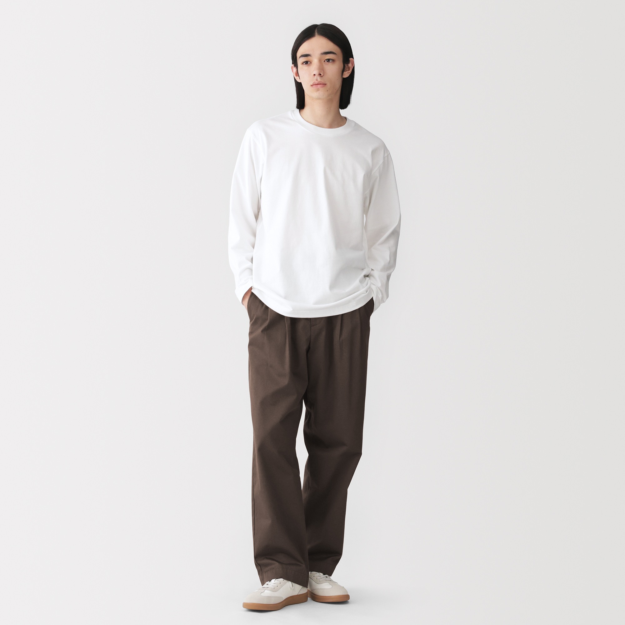 M's Chino darted wide-fit pants(OS)