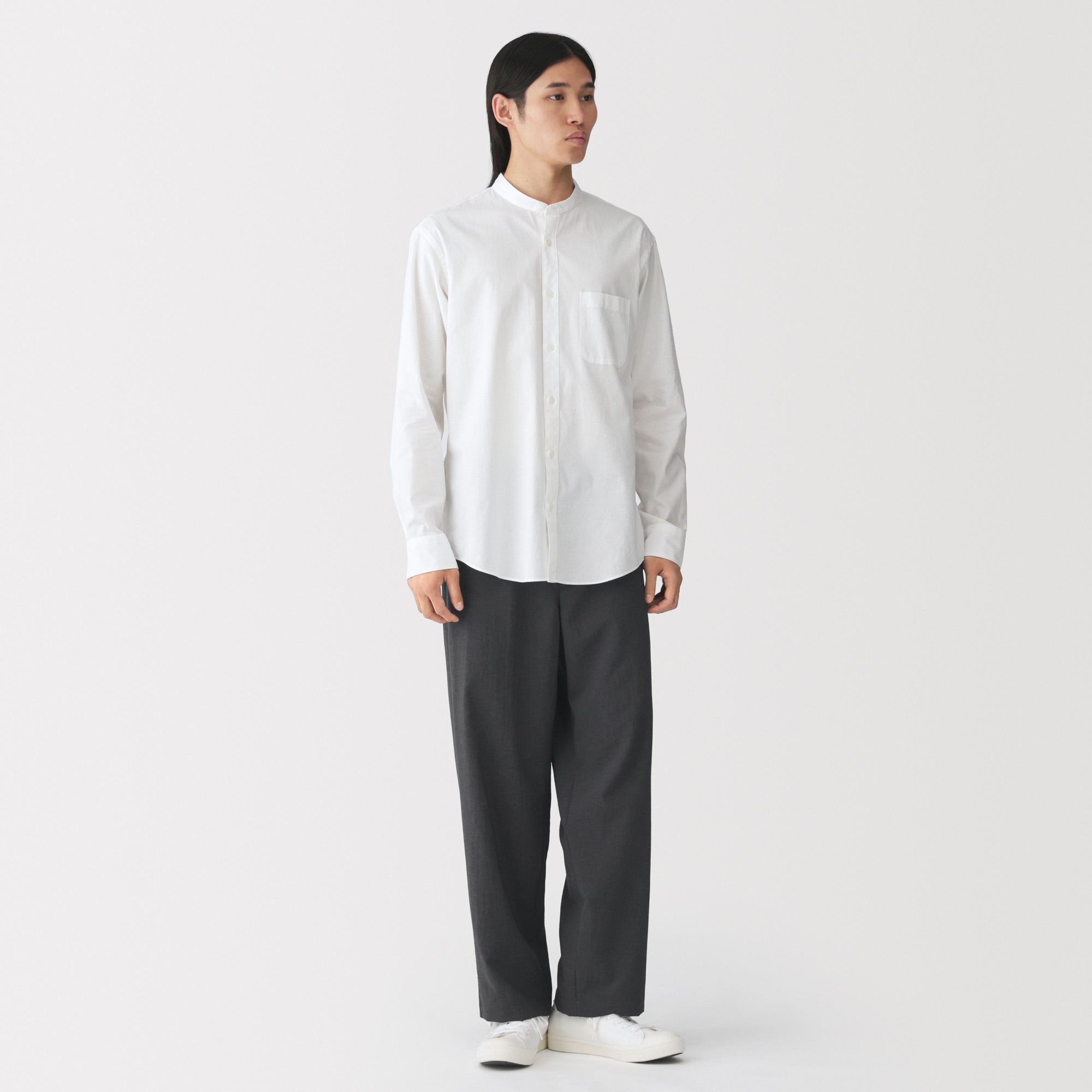 M's Breathable wide-fit straight pants