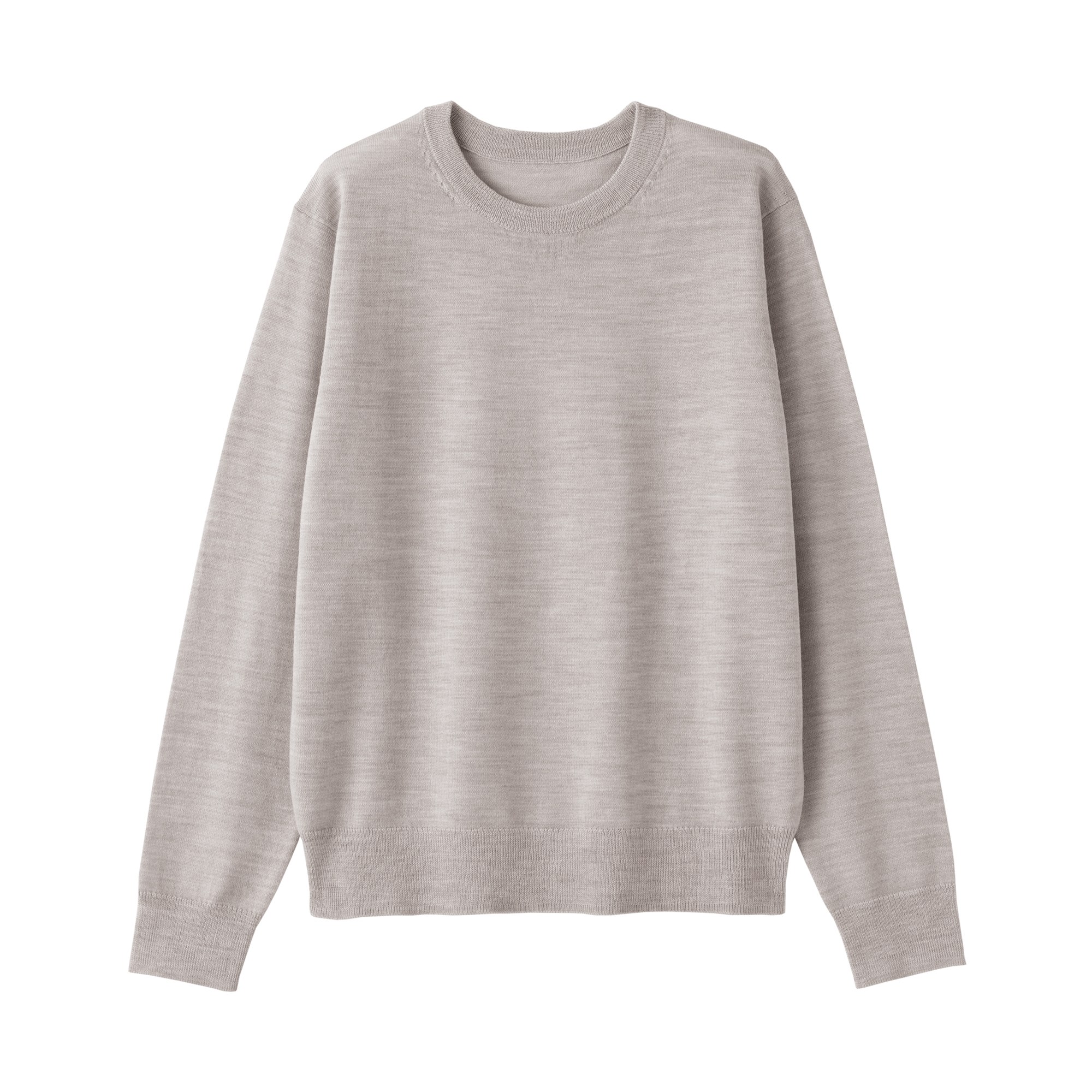 W's Washable high-gauge crew neck sweater