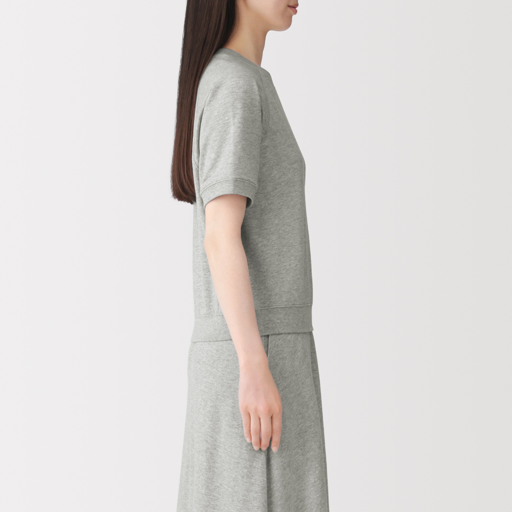 W's Light-weight sweatshirt crew neck S/Slv T-shirt