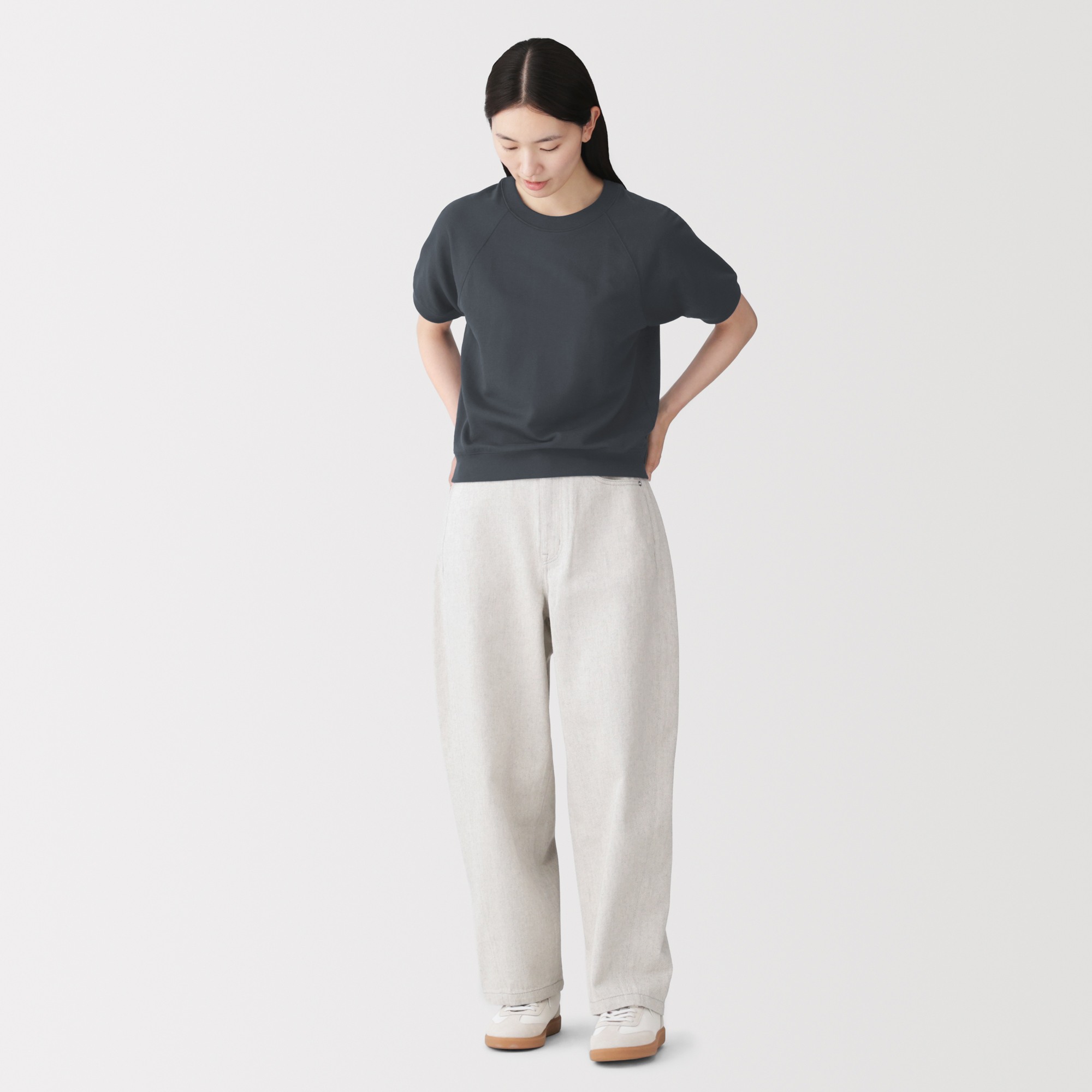 W's Light-weight sweatshirt crew neck S/Slv T-shirt