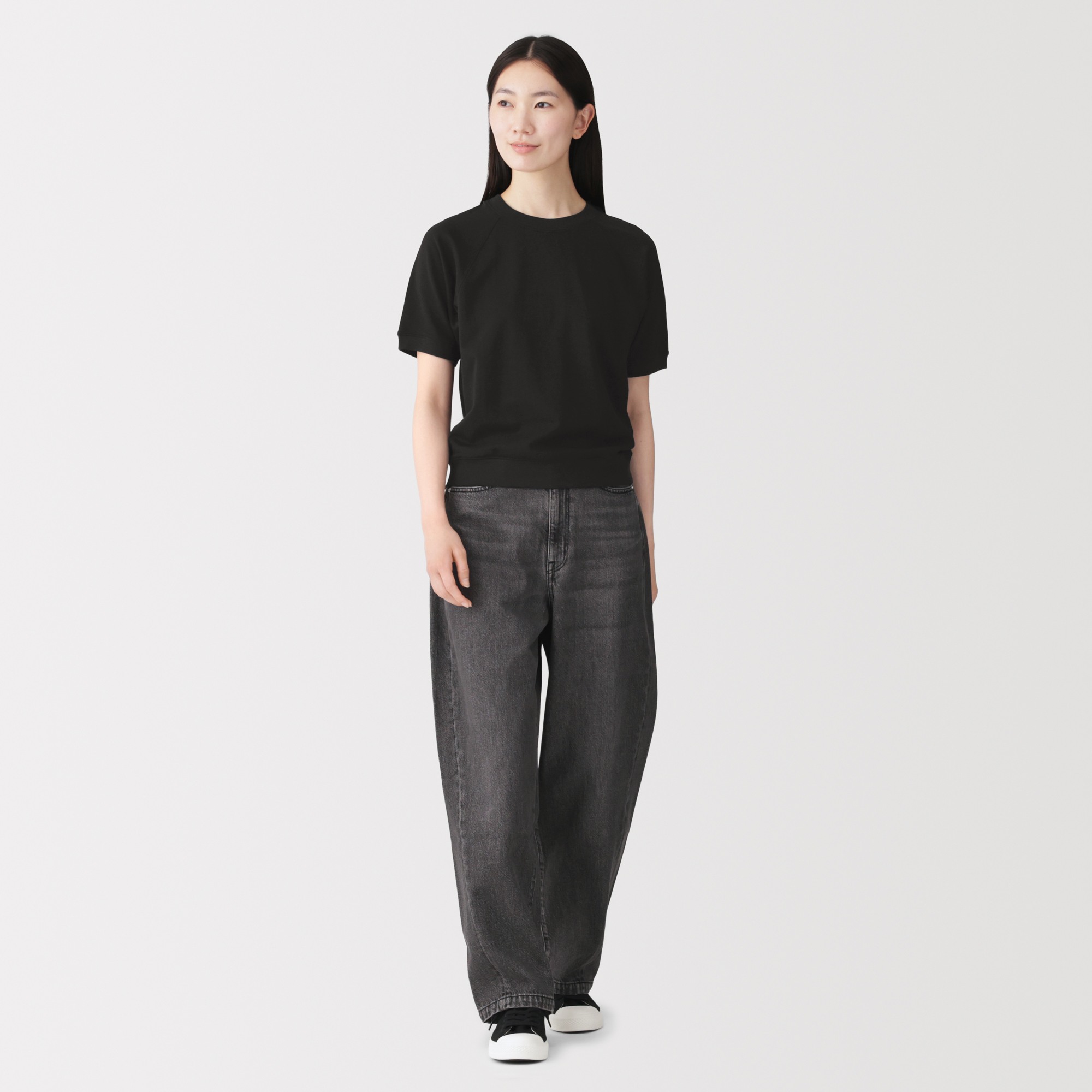 W's Light-weight sweatshirt crew neck S/Slv T-shirt