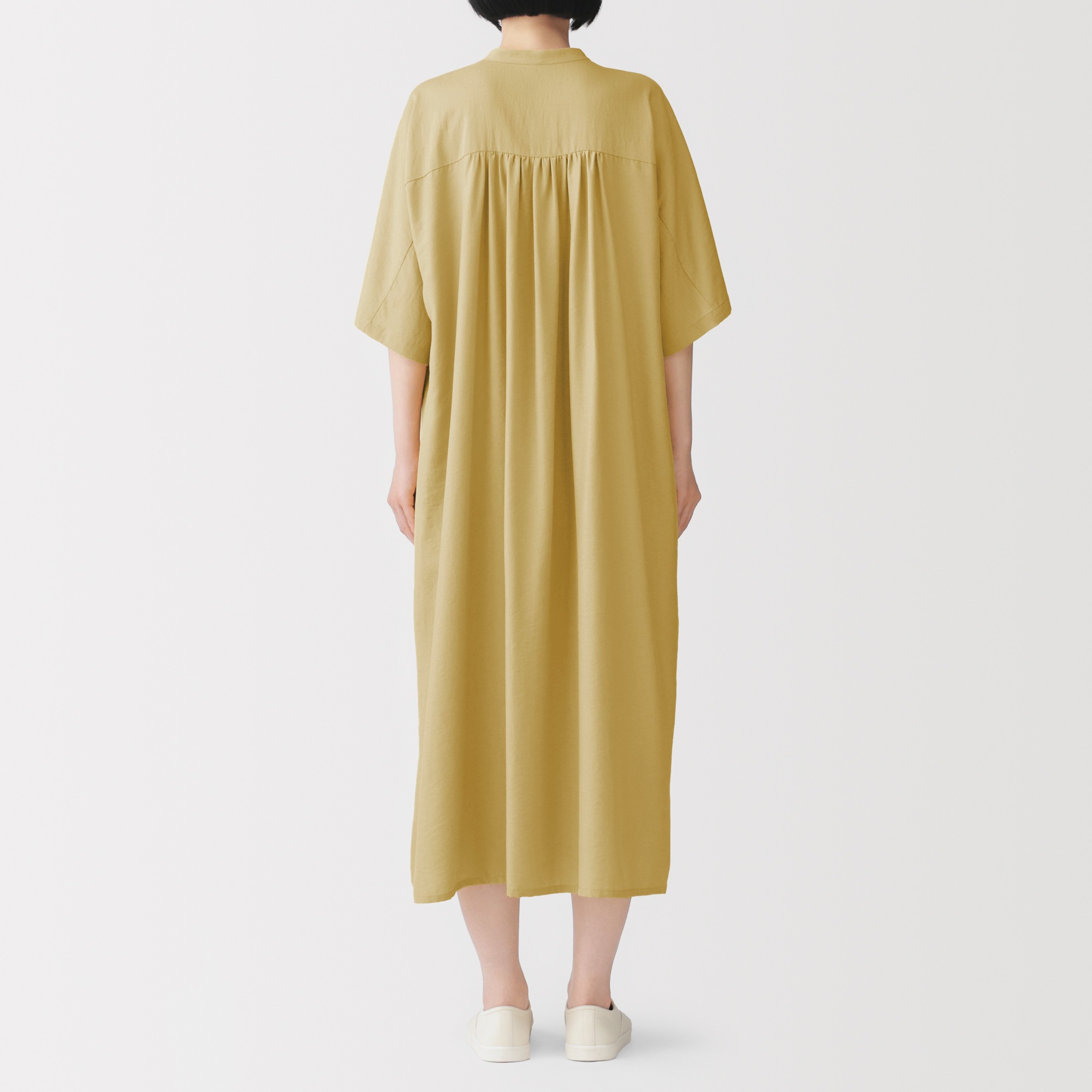 W's Lyocell blended 1/2 sleeve dress