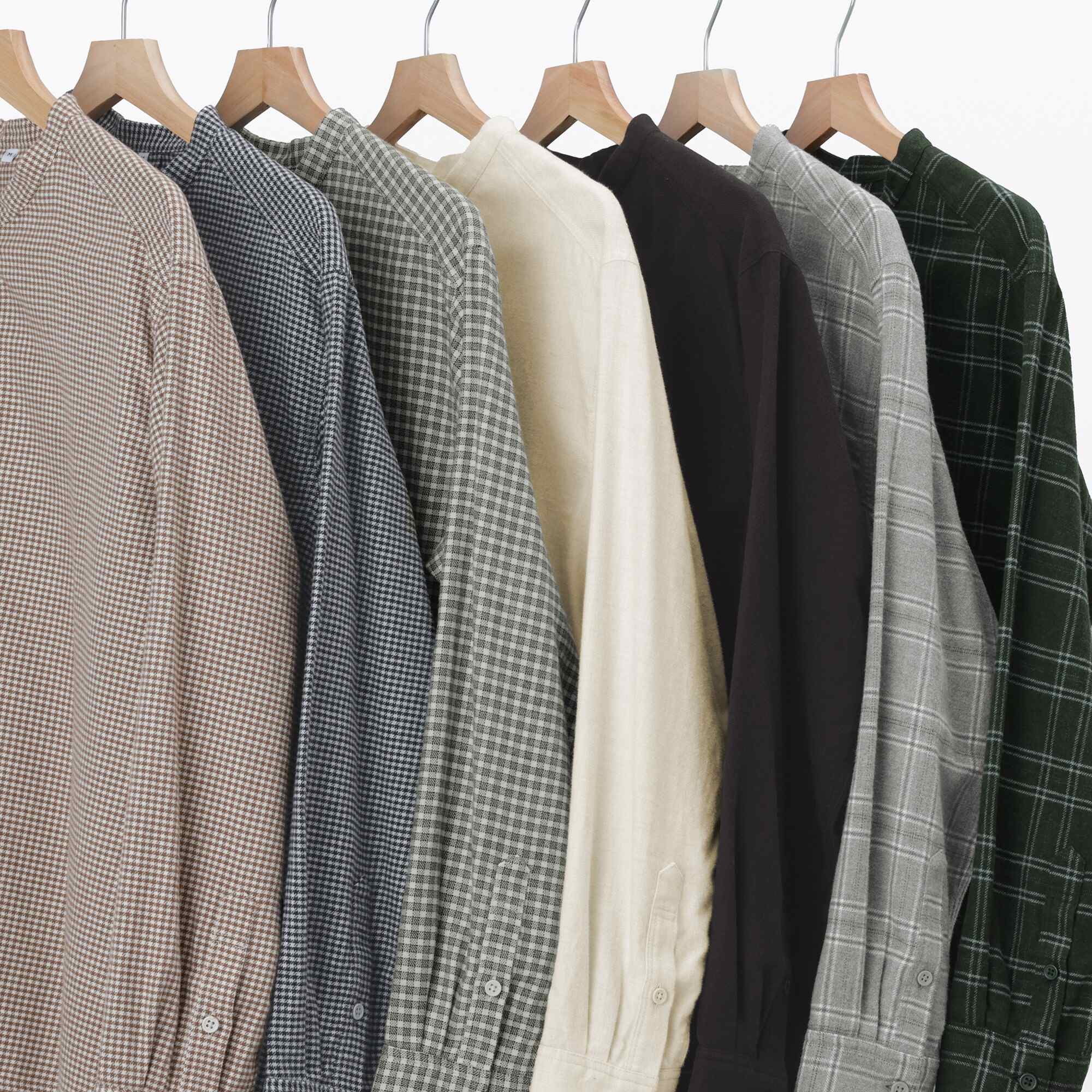 W's Double brushed flannel L/Slv blouse(OS)