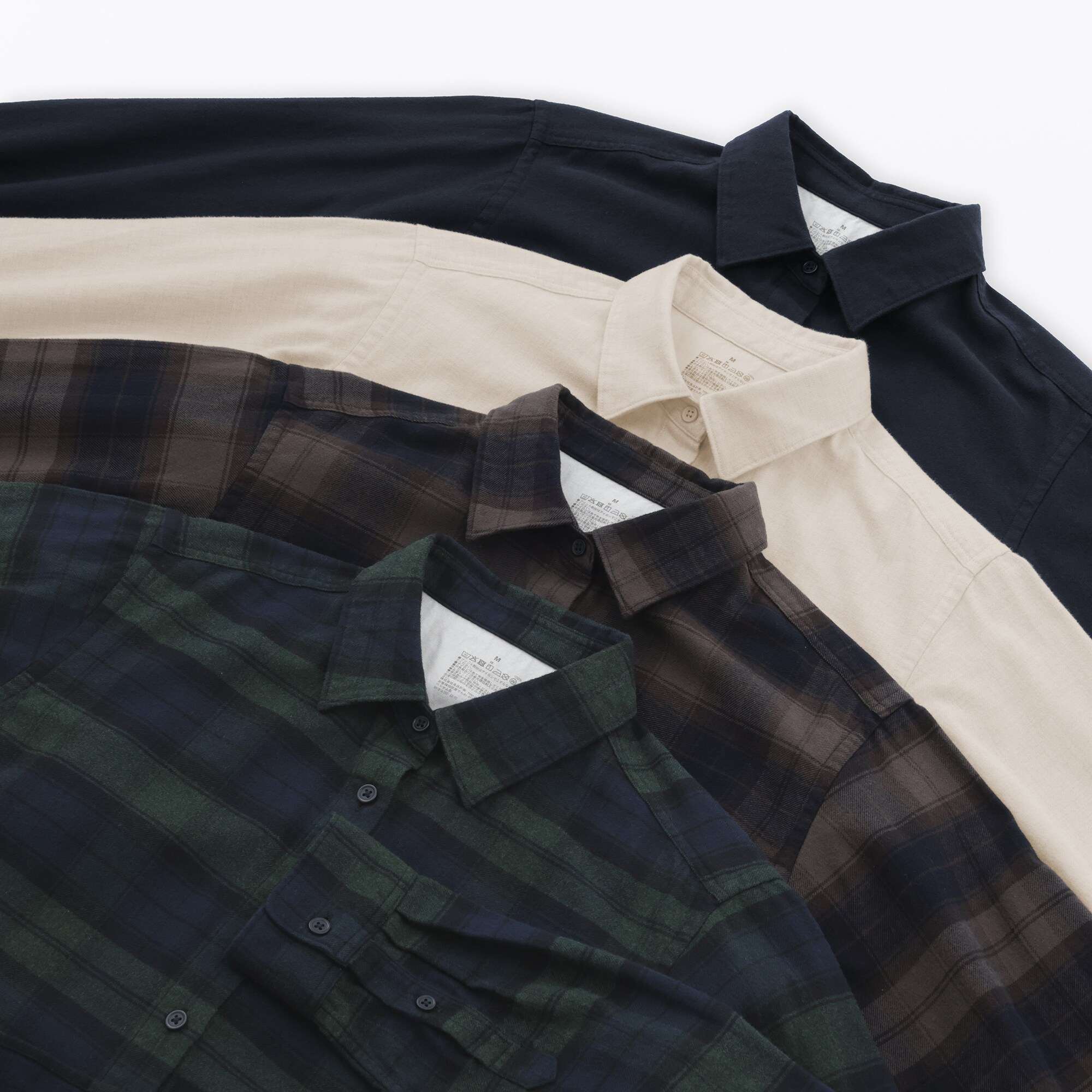 W's Double brushed flannel L/S shirt(OS)