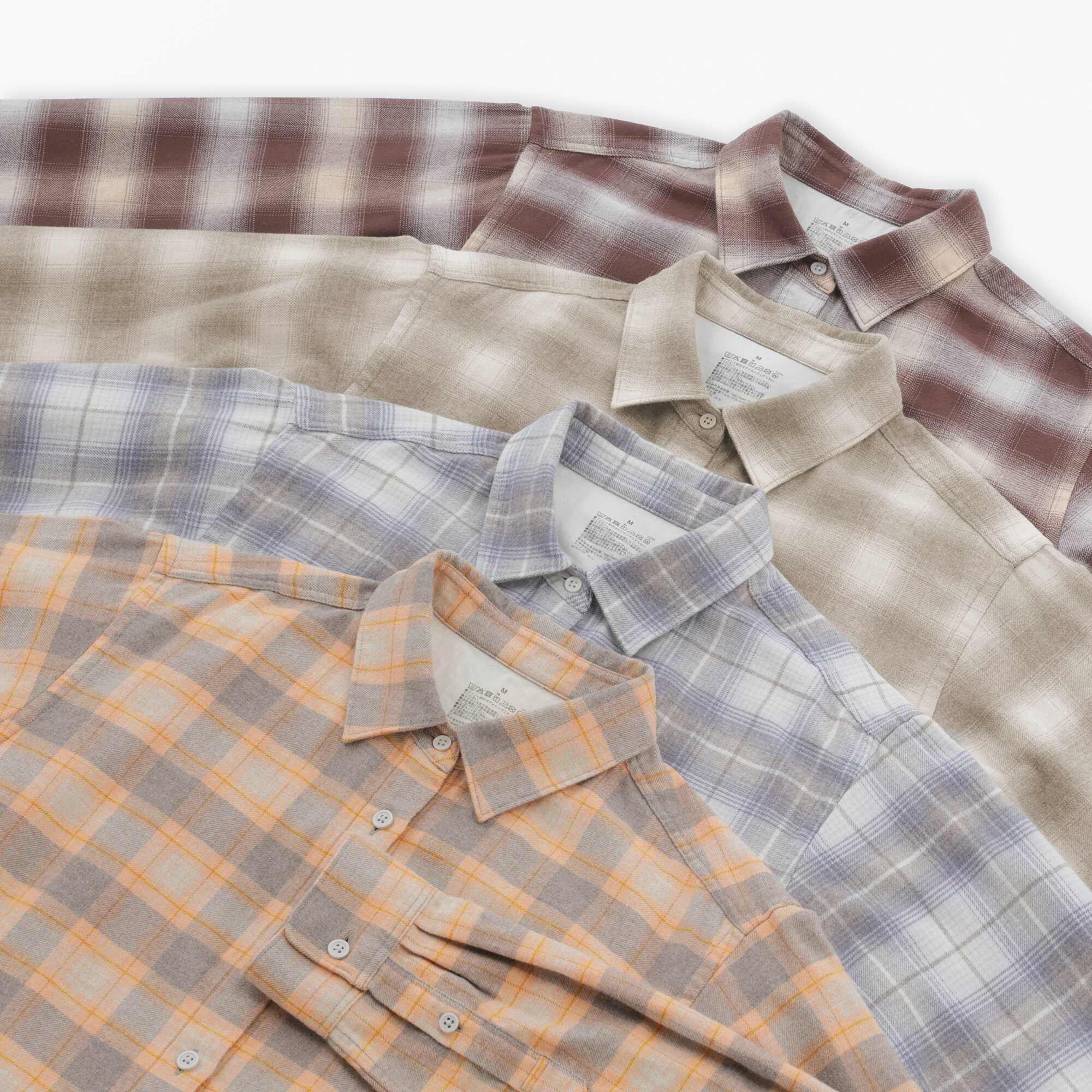 W's Double brushed flannel L/S shirt(OS)