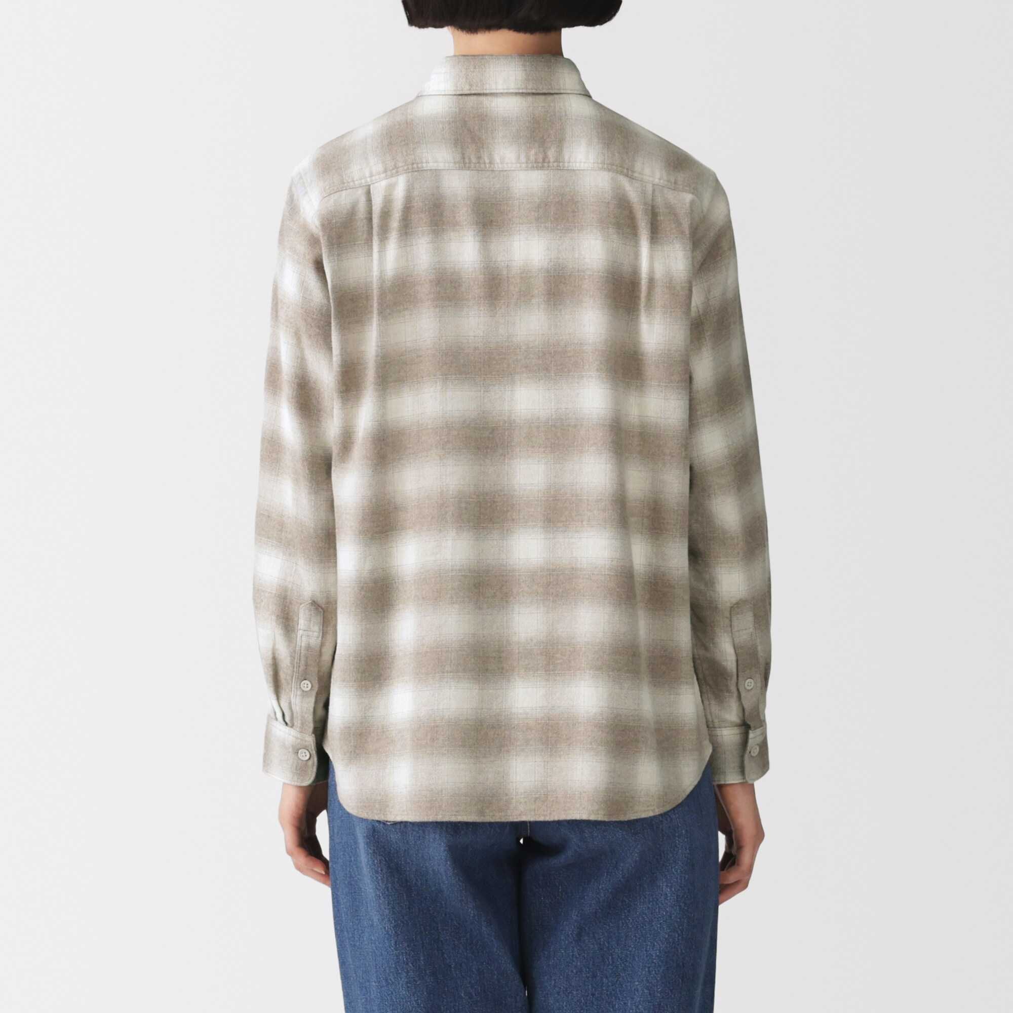 W's Double brushed flannel L/S shirt(OS)