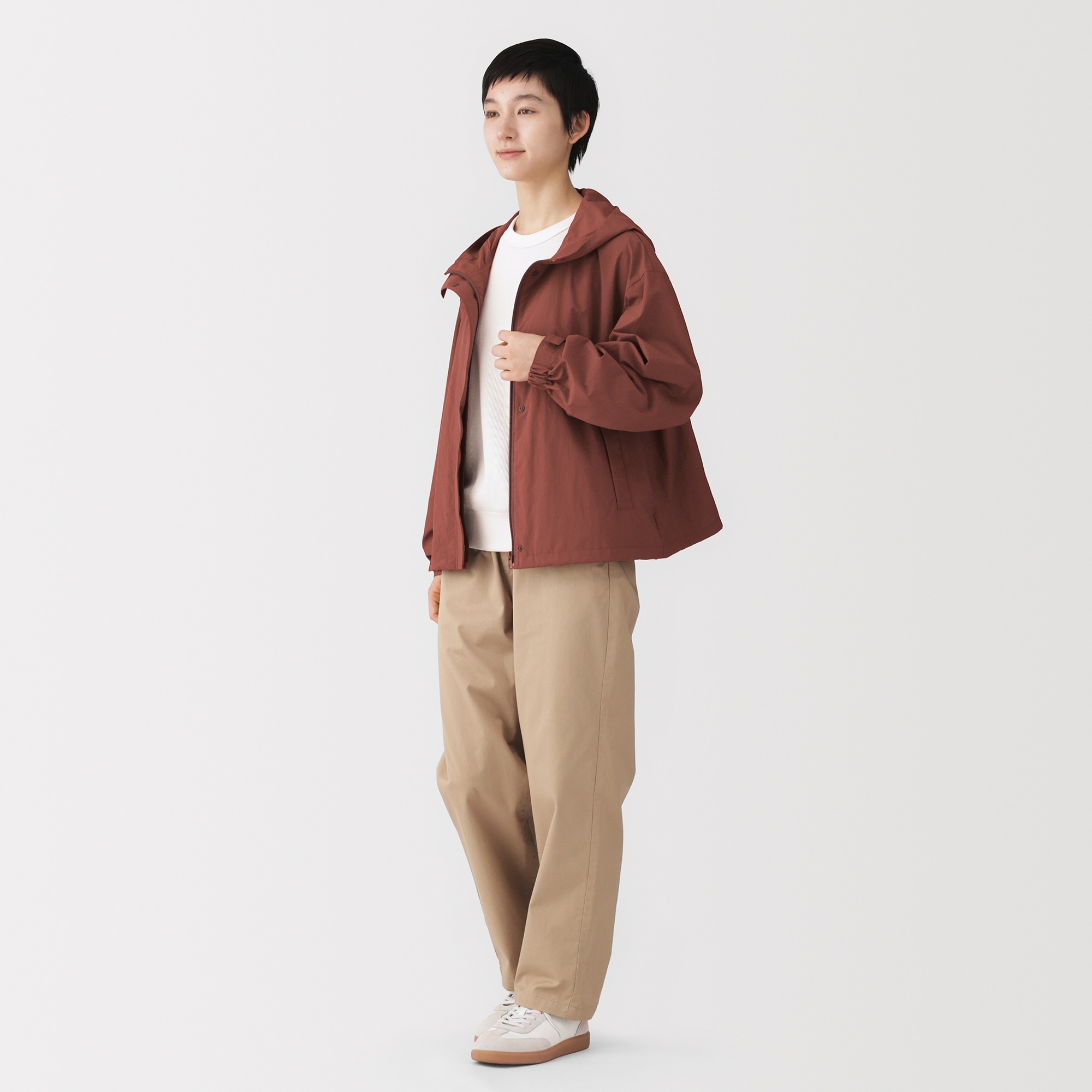W's Water repellent UV protection hooded blouson
