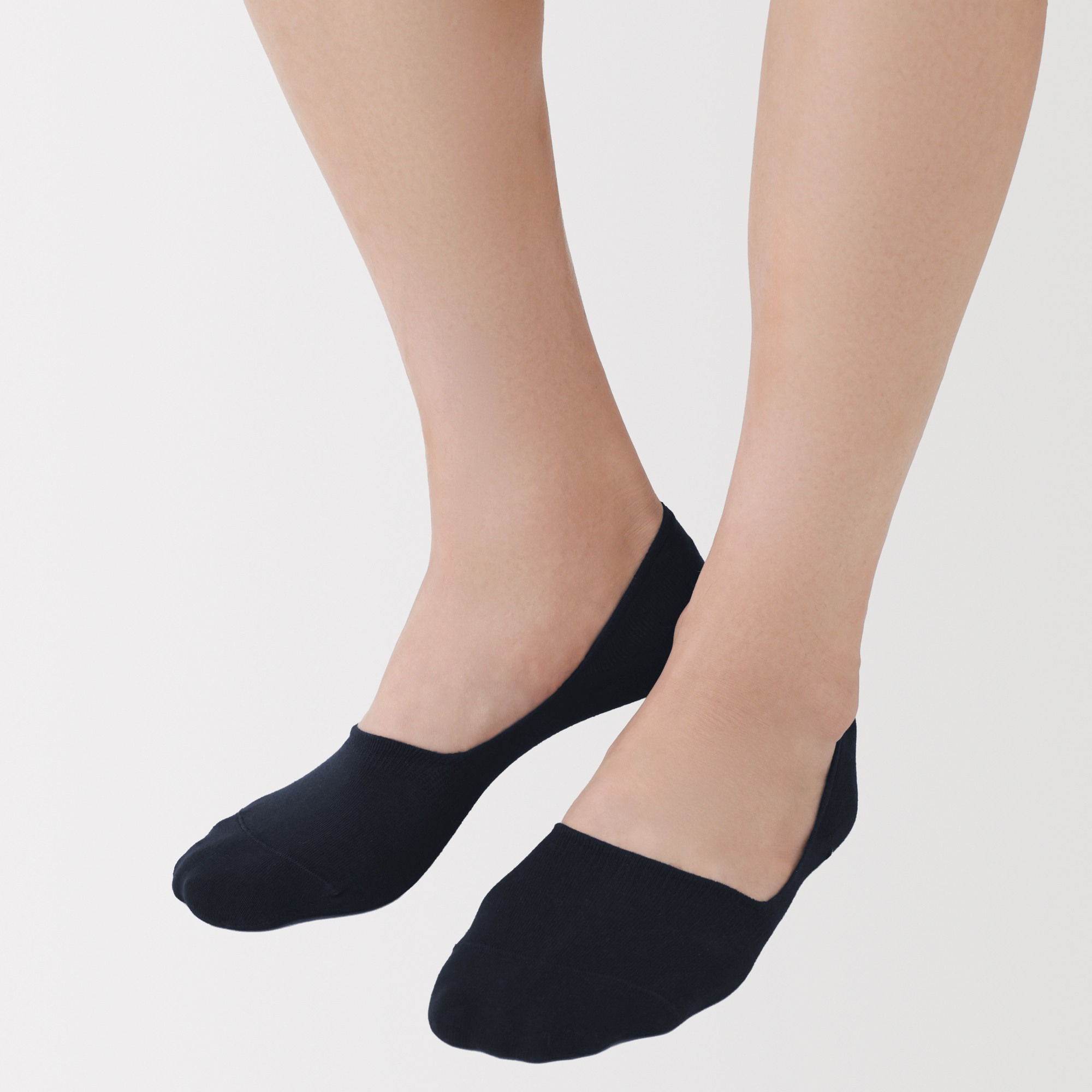 M's thin no-show socks with heel grip