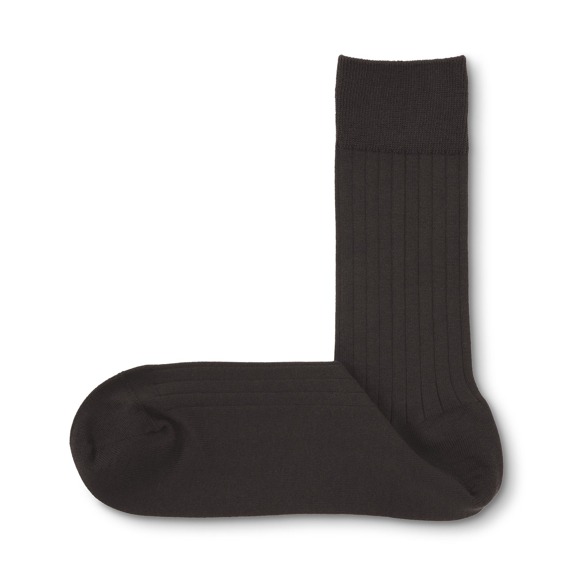 M's right angle ribbed business socks