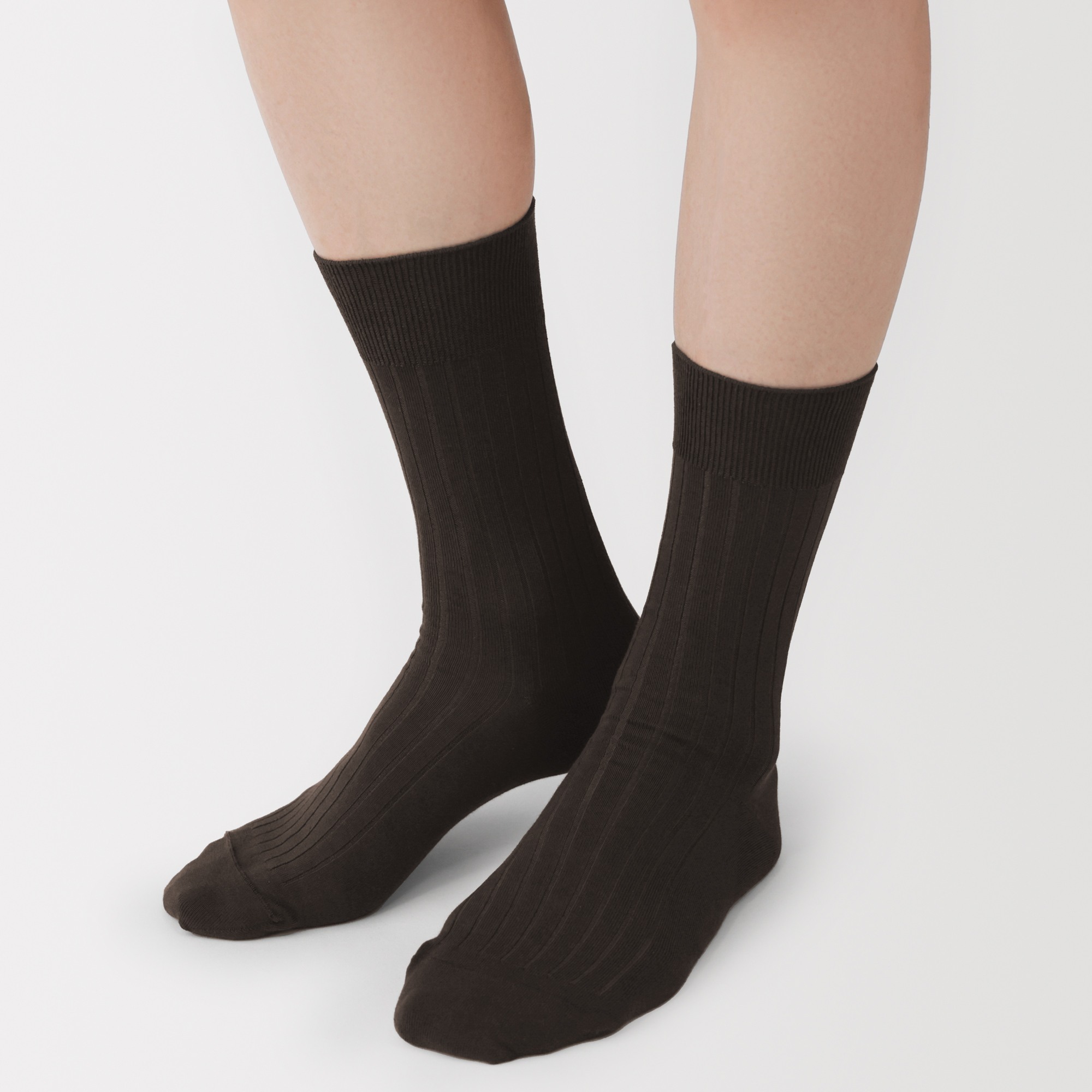M's right angle ribbed business socks