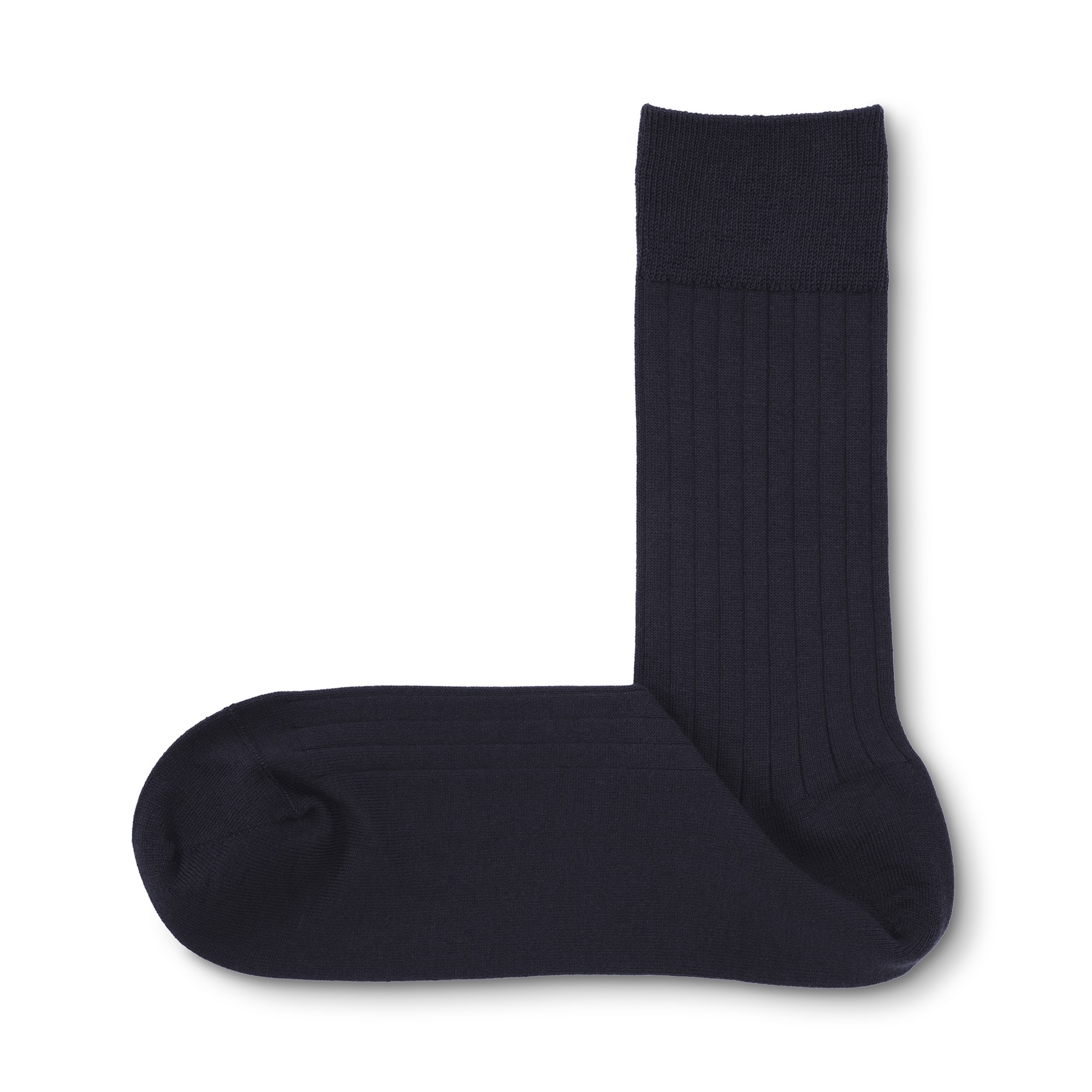 M's right angle ribbed business socks
