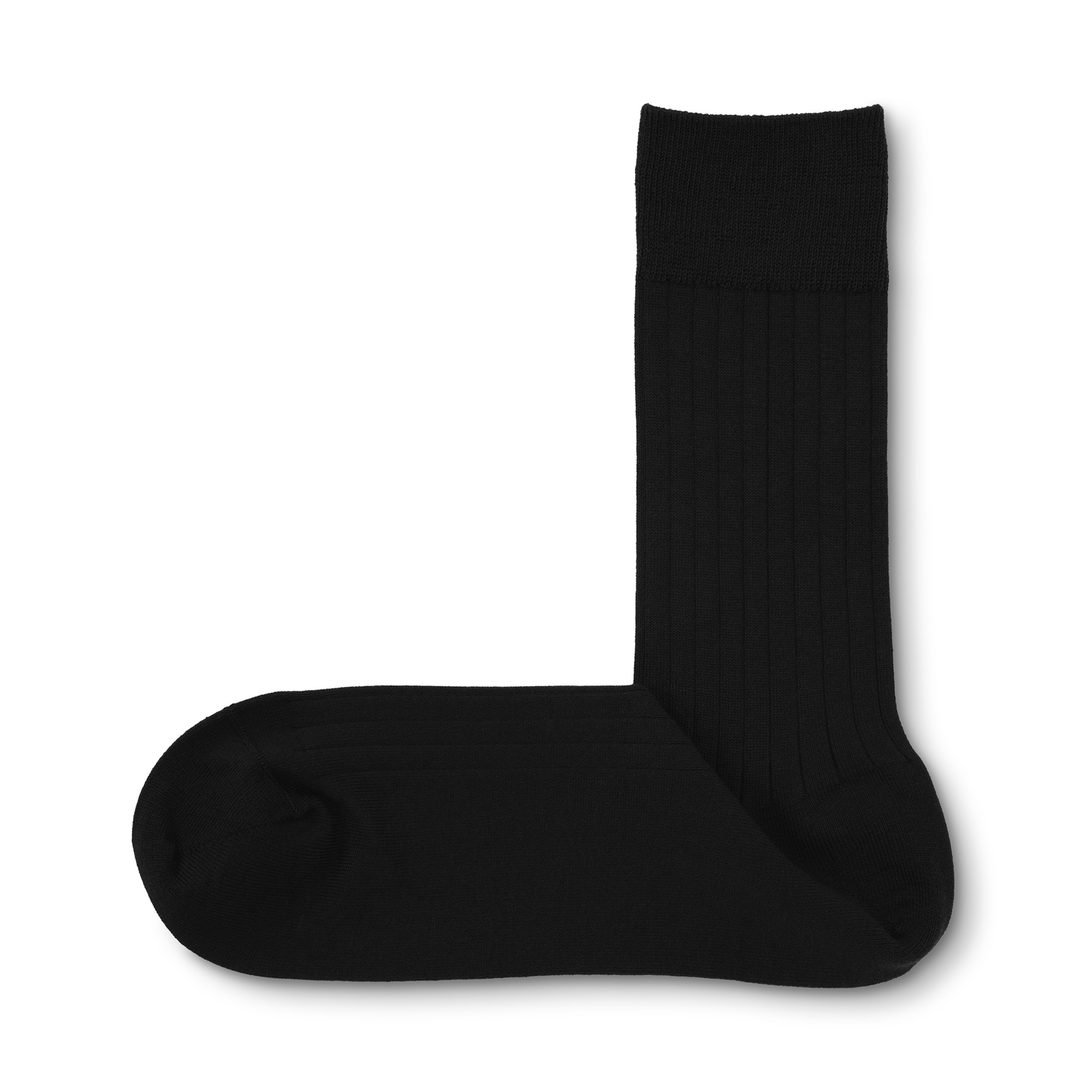 M's right angle ribbed business socks