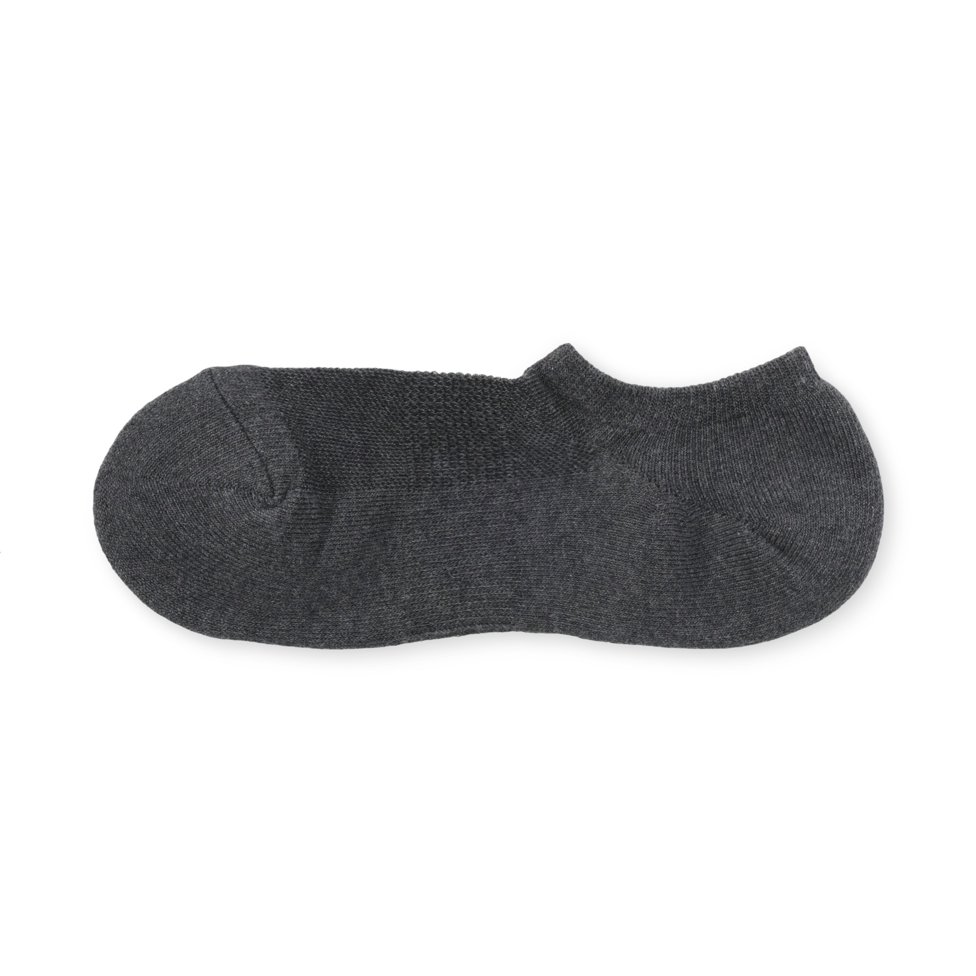 M's right angle pile sneaker socks (Heather color)