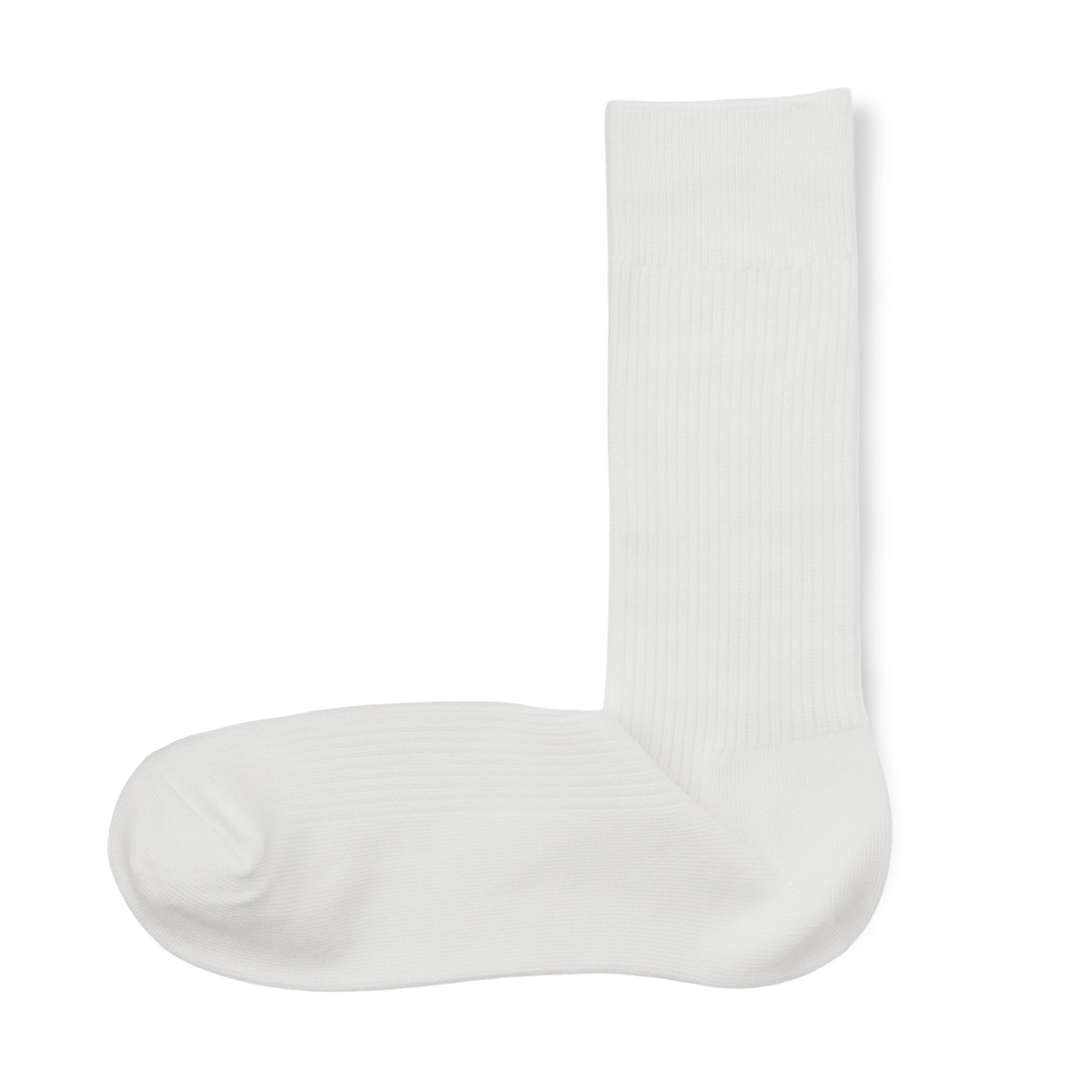 M's right angle ribbed socks