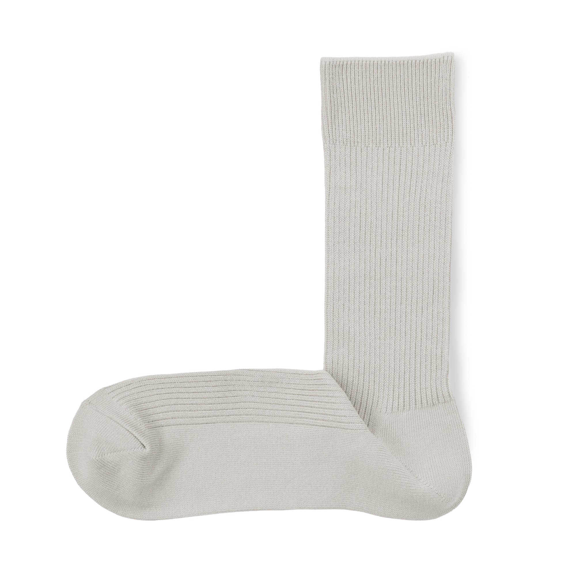 M's right angle ribbed socks