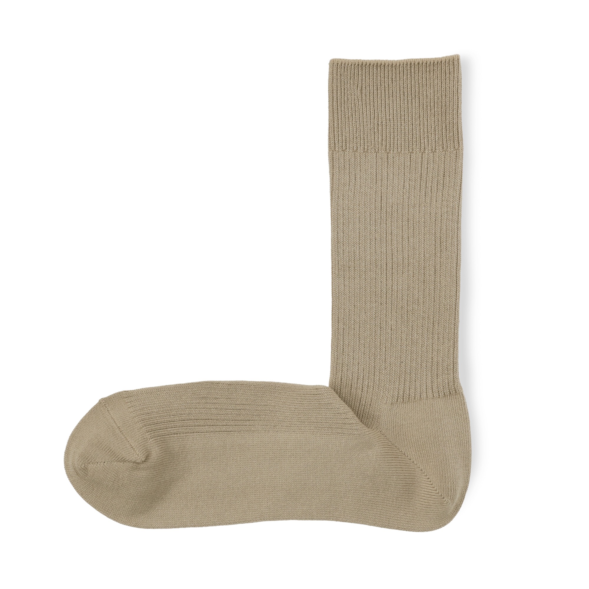 M's right angle ribbed socks