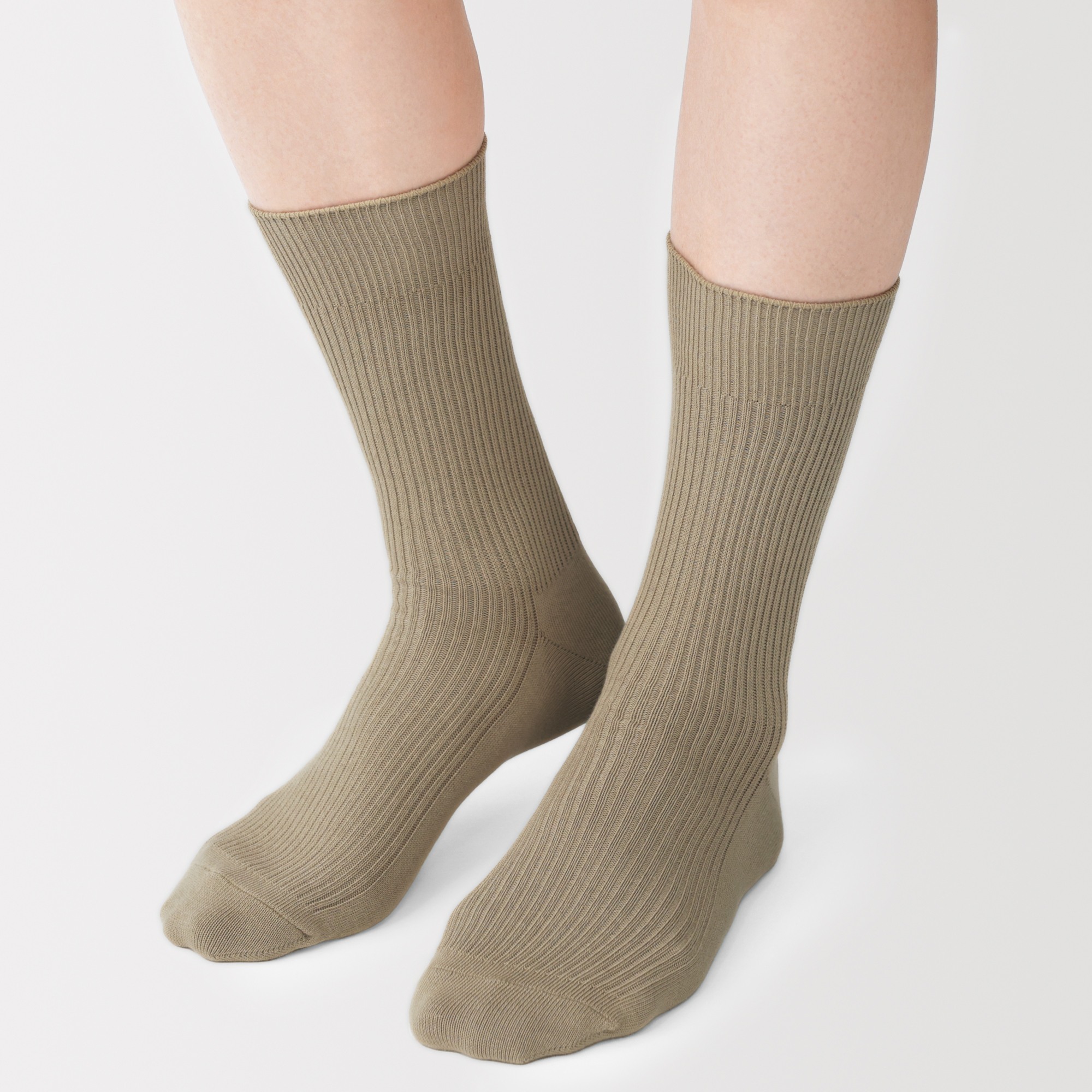 M's right angle ribbed socks