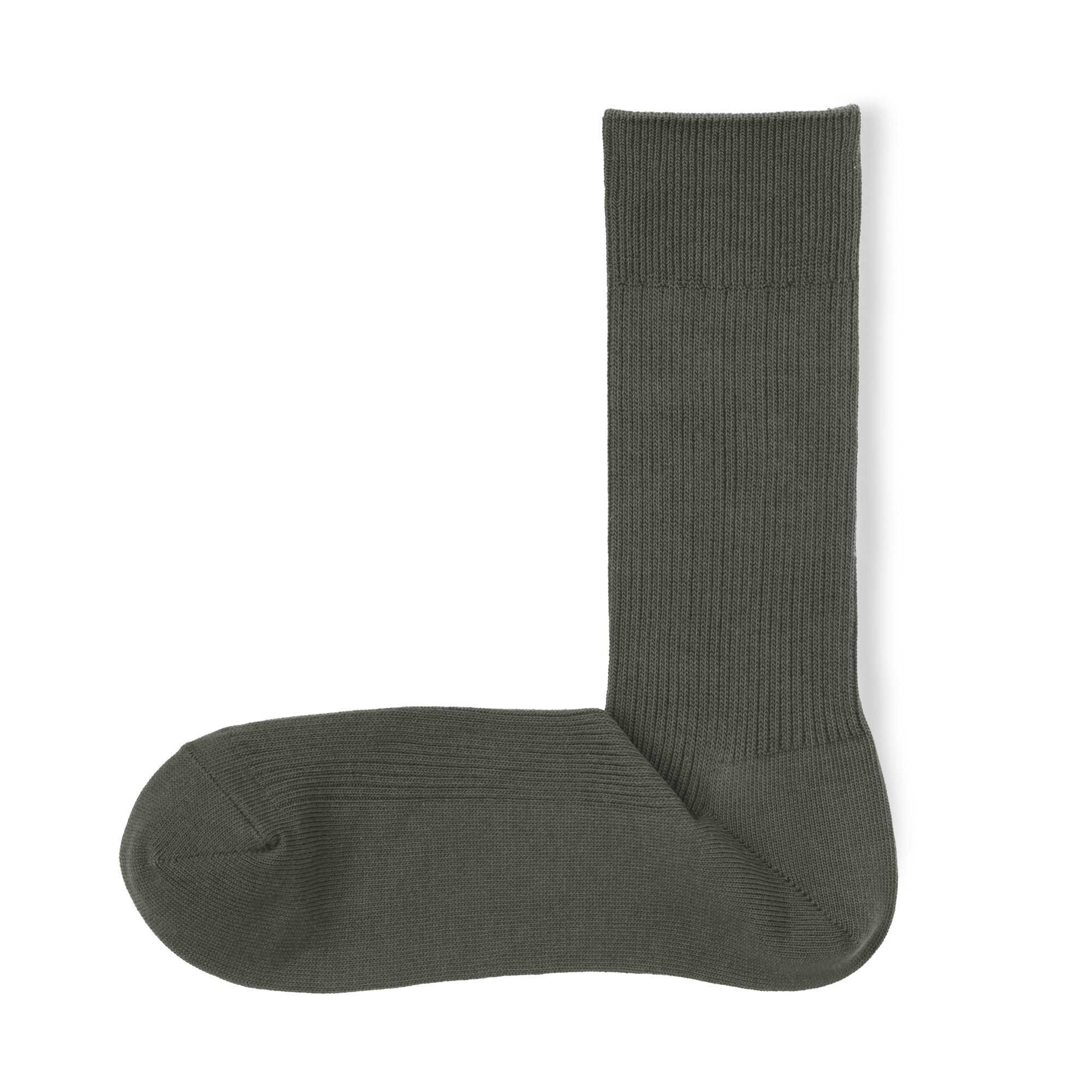 M's right angle ribbed socks