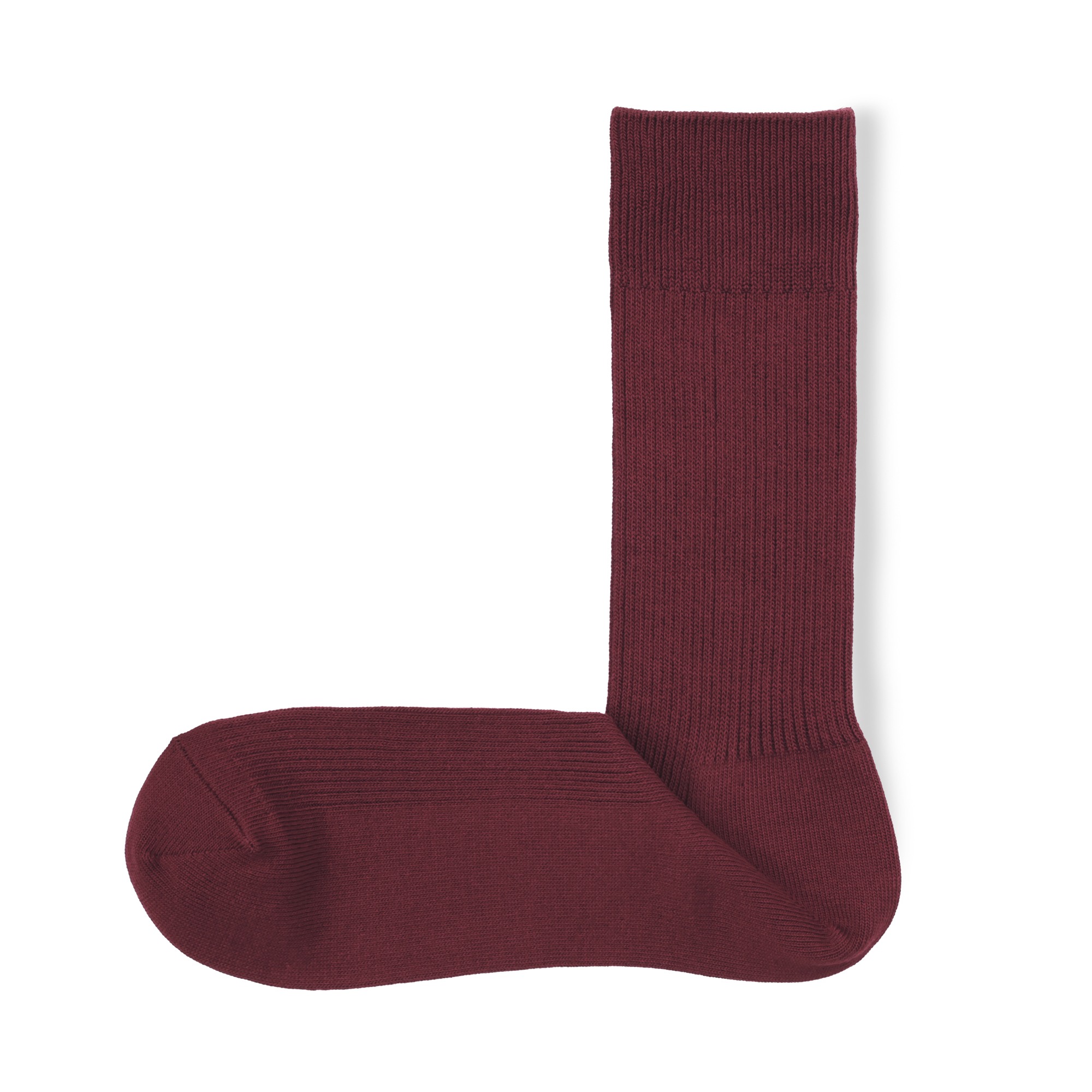 M's right angle ribbed socks