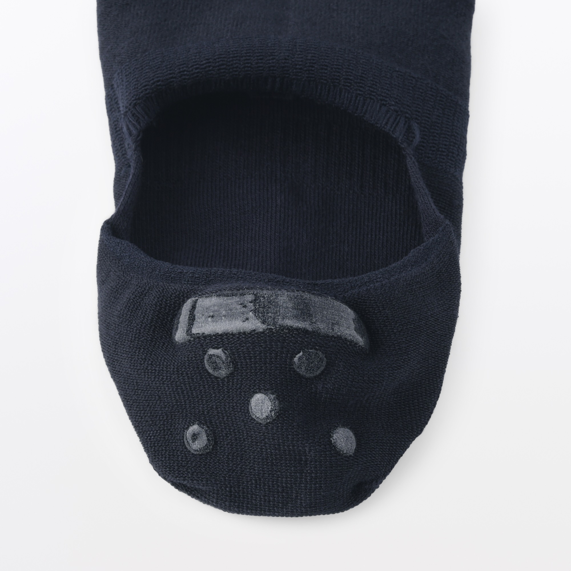 W's Thin no-show socks with heel grip