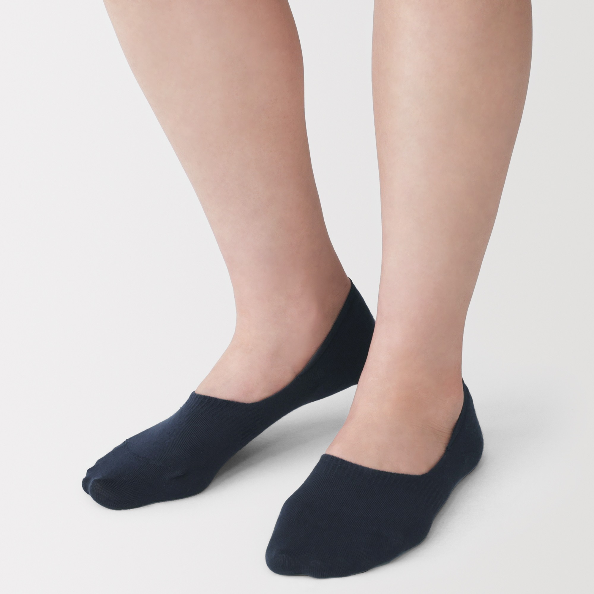 W's Thin no-show socks with heel grip