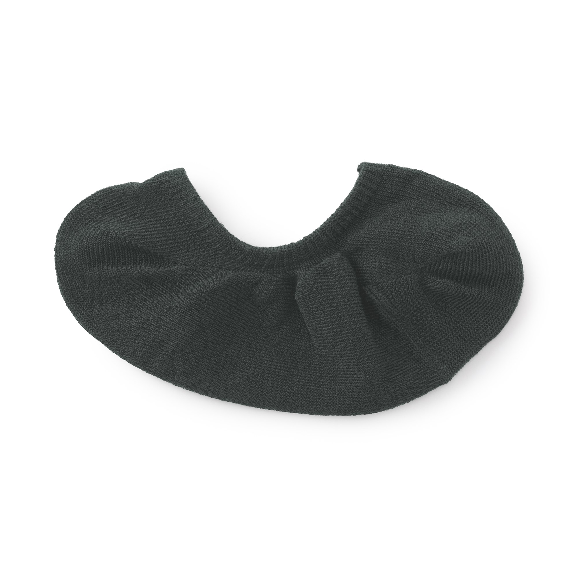 W's Non-slip cotton blended no-show socks (wide-toe)