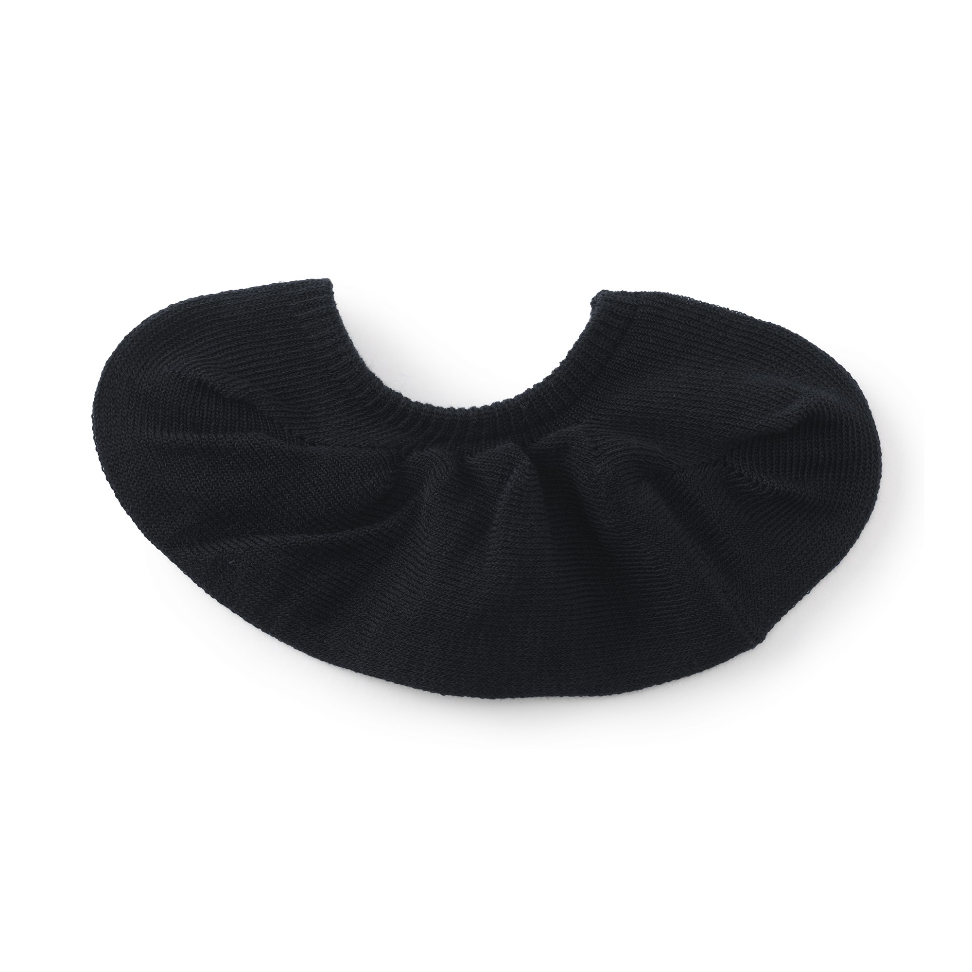 W's Non-slip cotton blended no-show socks (wide-toe)