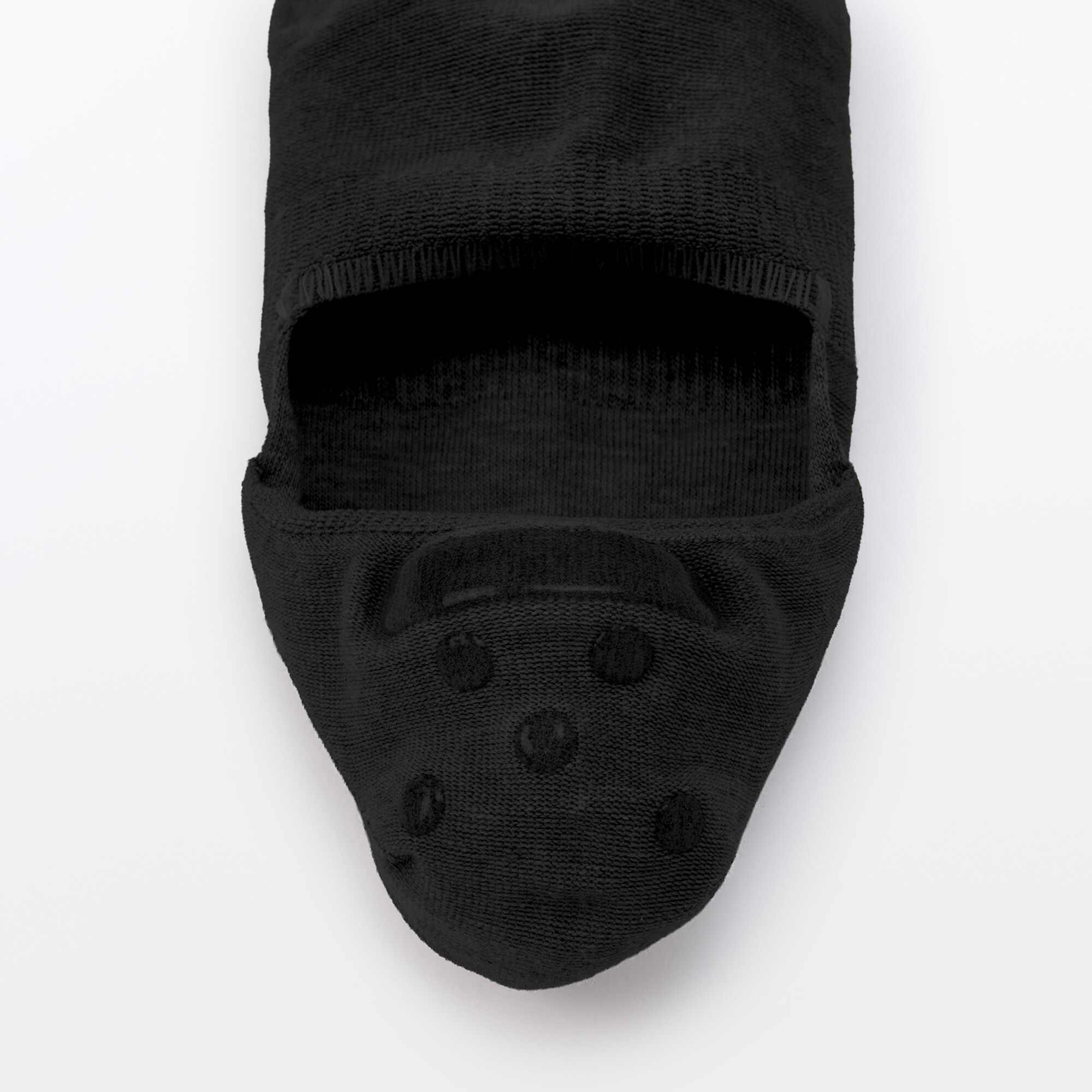 W's Thin no-show socks with heel grip(Reclaimed cotton)