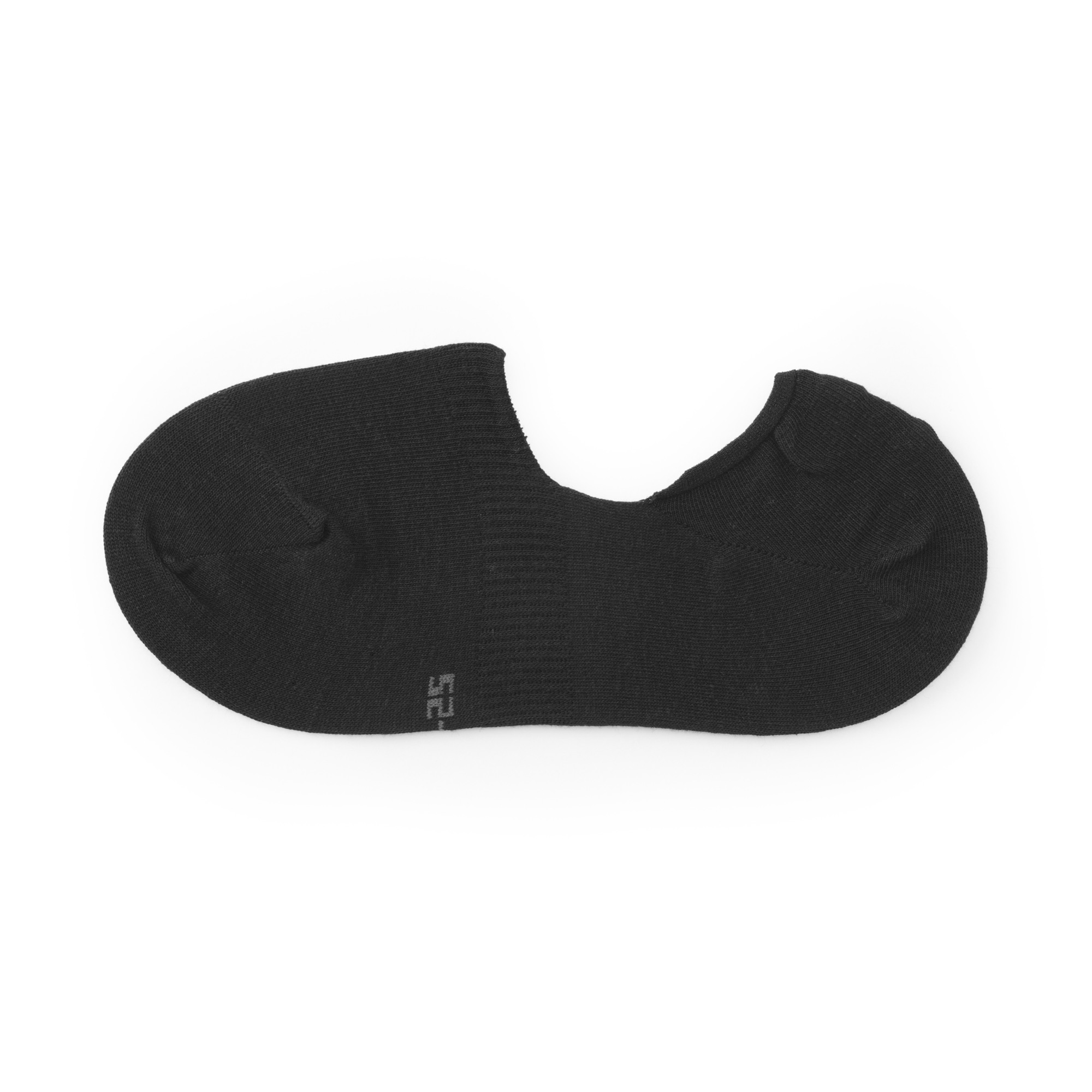 W's Thin no-show socks with heel grip(Reclaimed cotton)