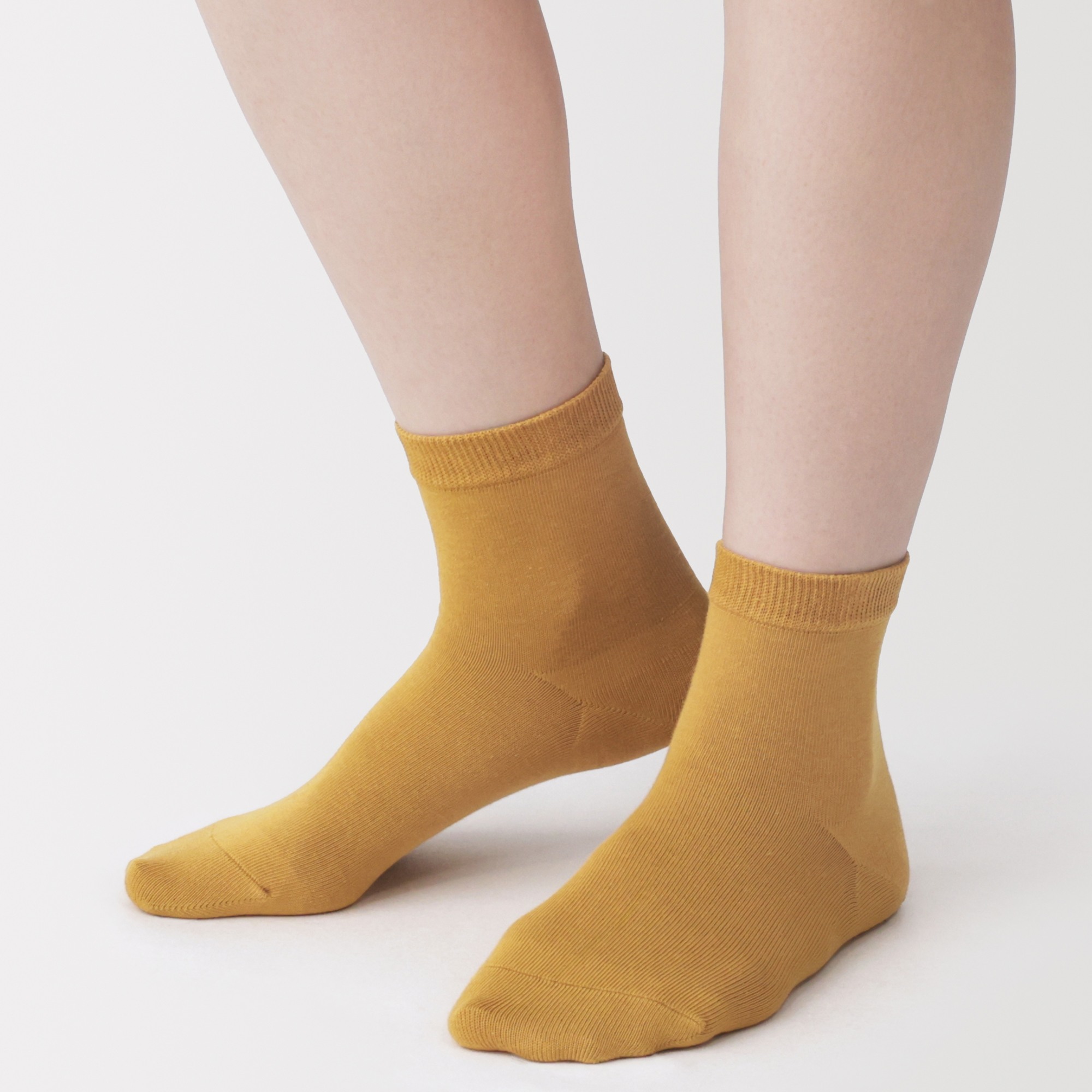W's Right angle loose top 3 layer short socks